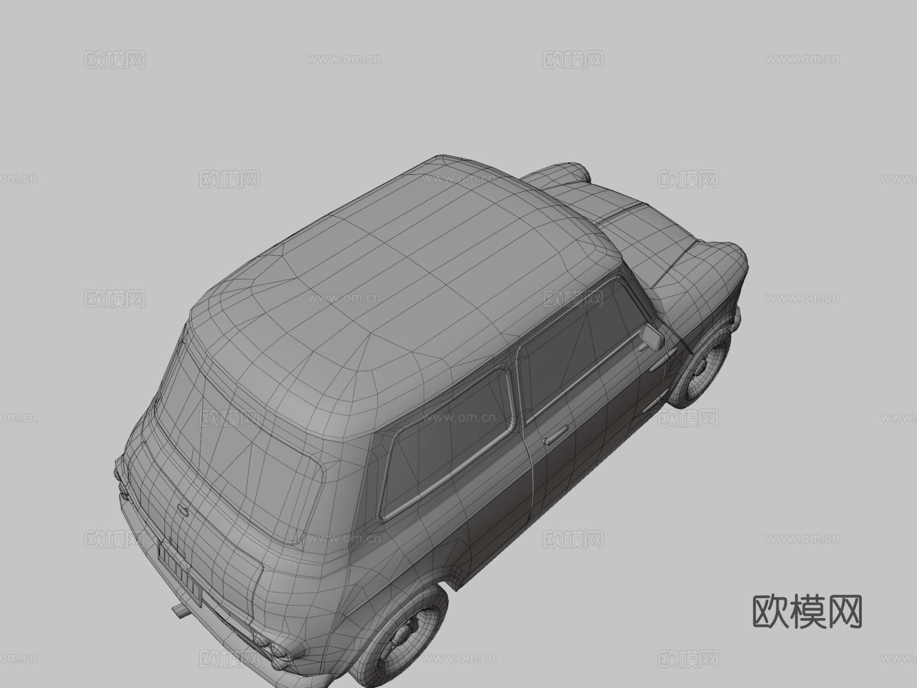 拉斯利67款-低多边形模型su模型