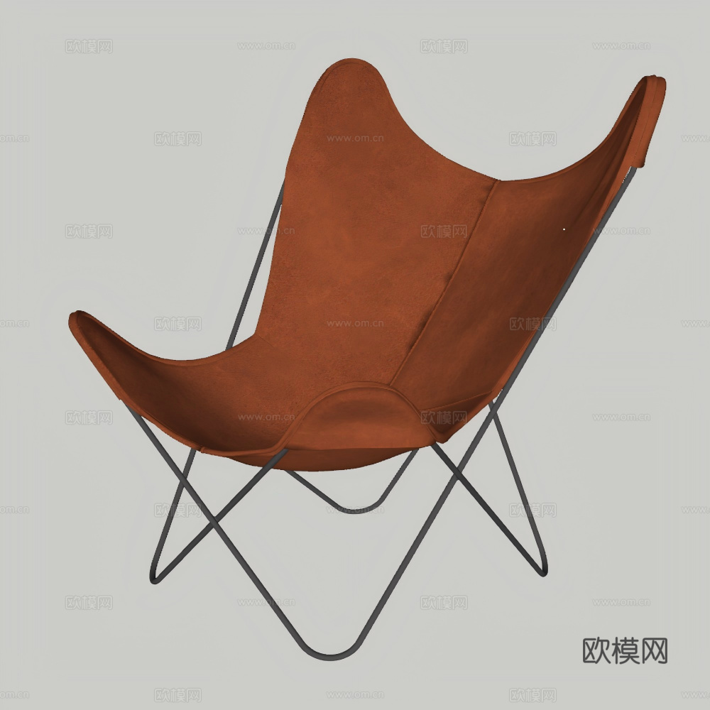 现代单椅su模型