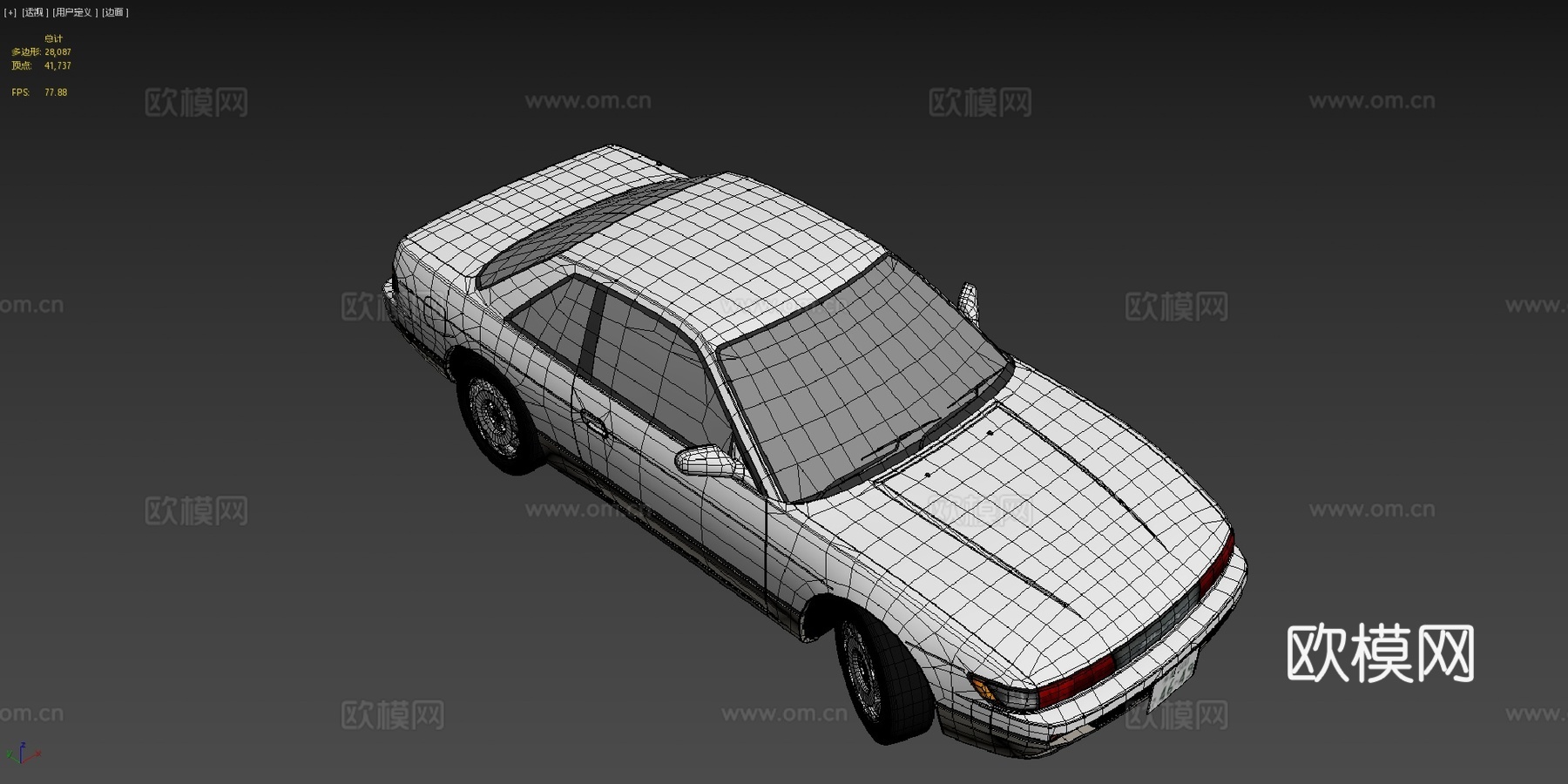 款日产西尔维亚S13su模型