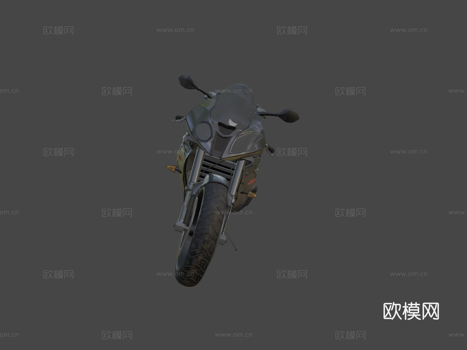 宝马S1000 RR摩托车su模型