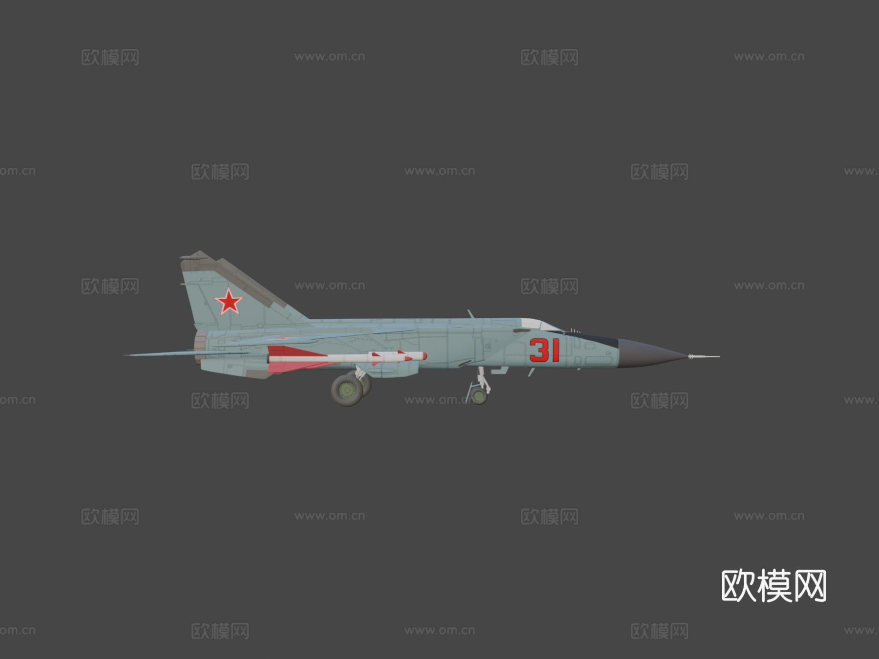 米格25型su模型