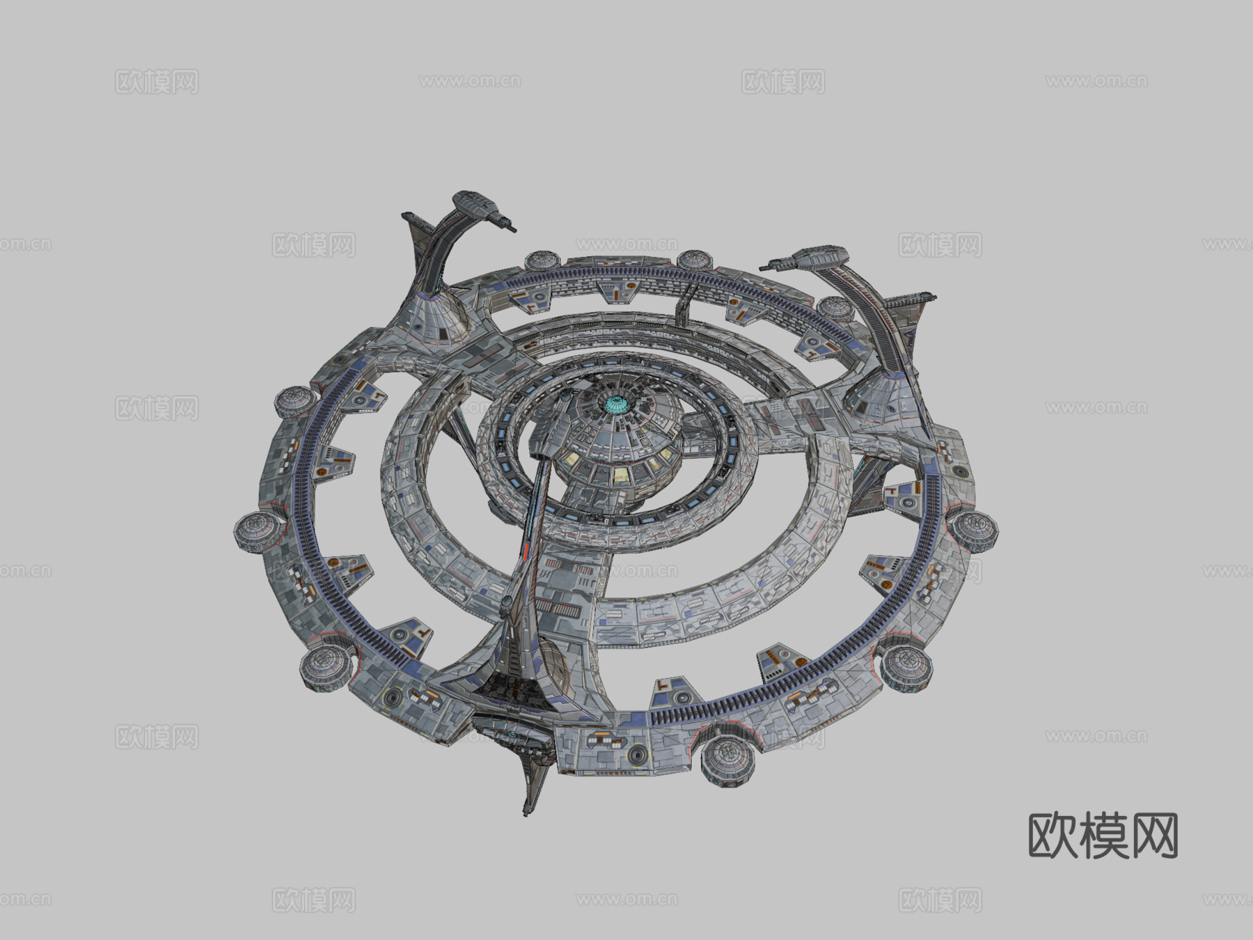 深空九号II空间站重新设计su模型