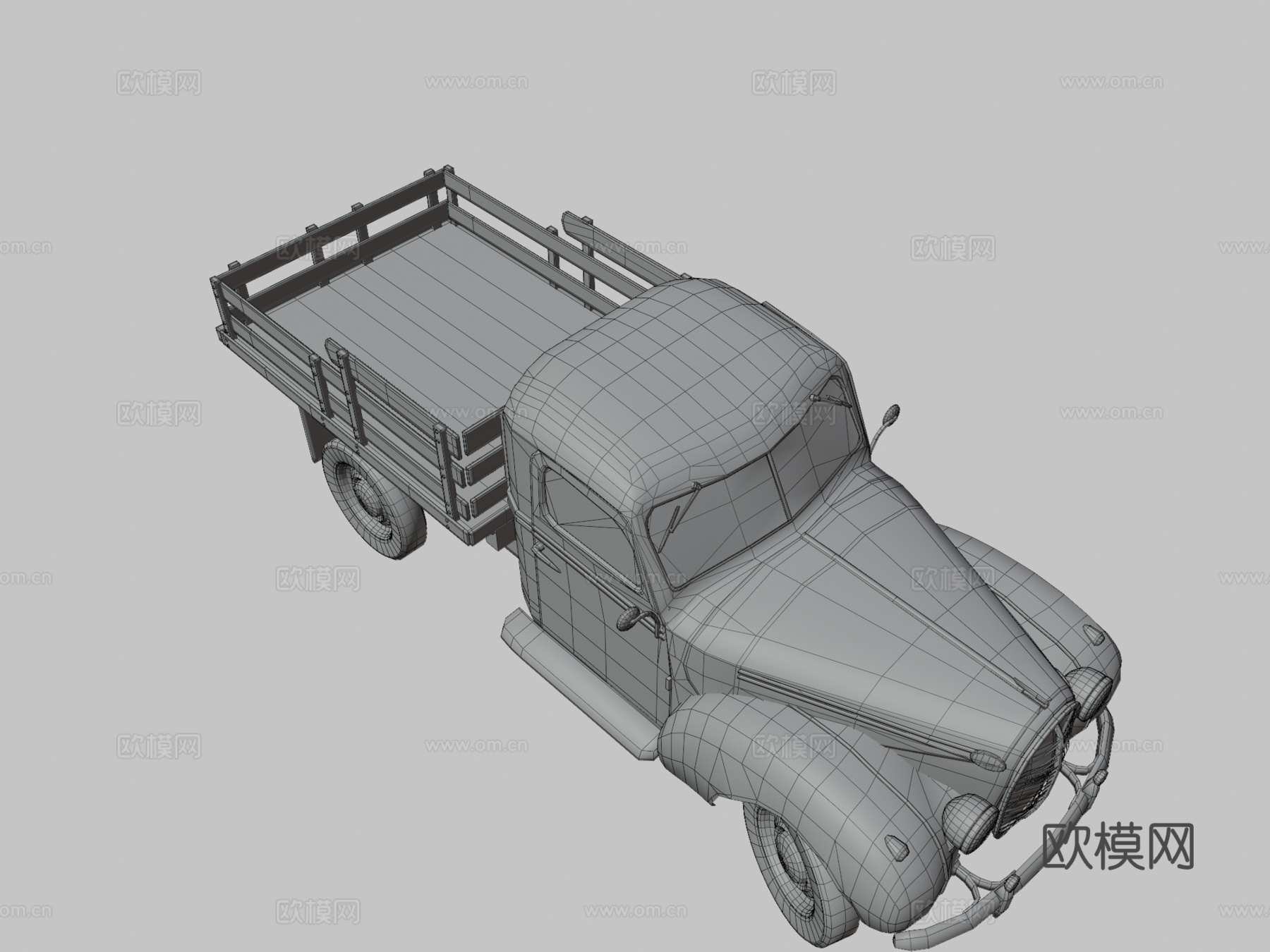 款瓦伊罗格斯V8平板卡车（基于福特）su模型