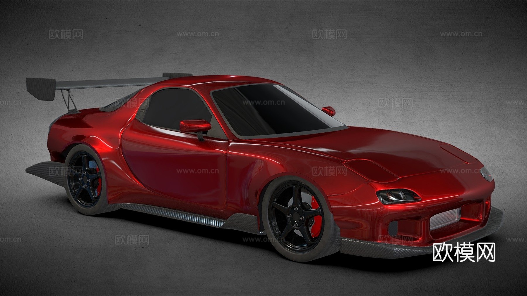 马自达RX-7改装版su模型