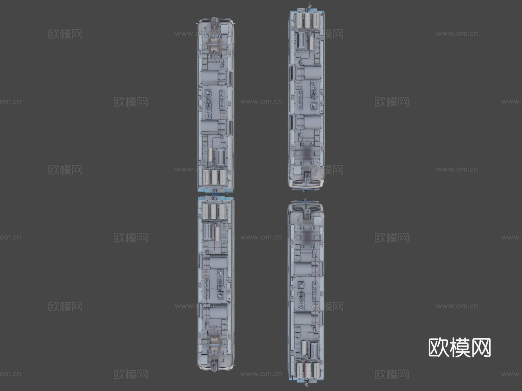 电力货运机车su模型