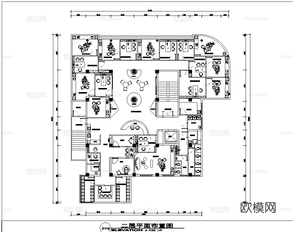 口腔诊所 牙科专科医院 口腔护理中心 牙科诊所 牙科医院cad施工图