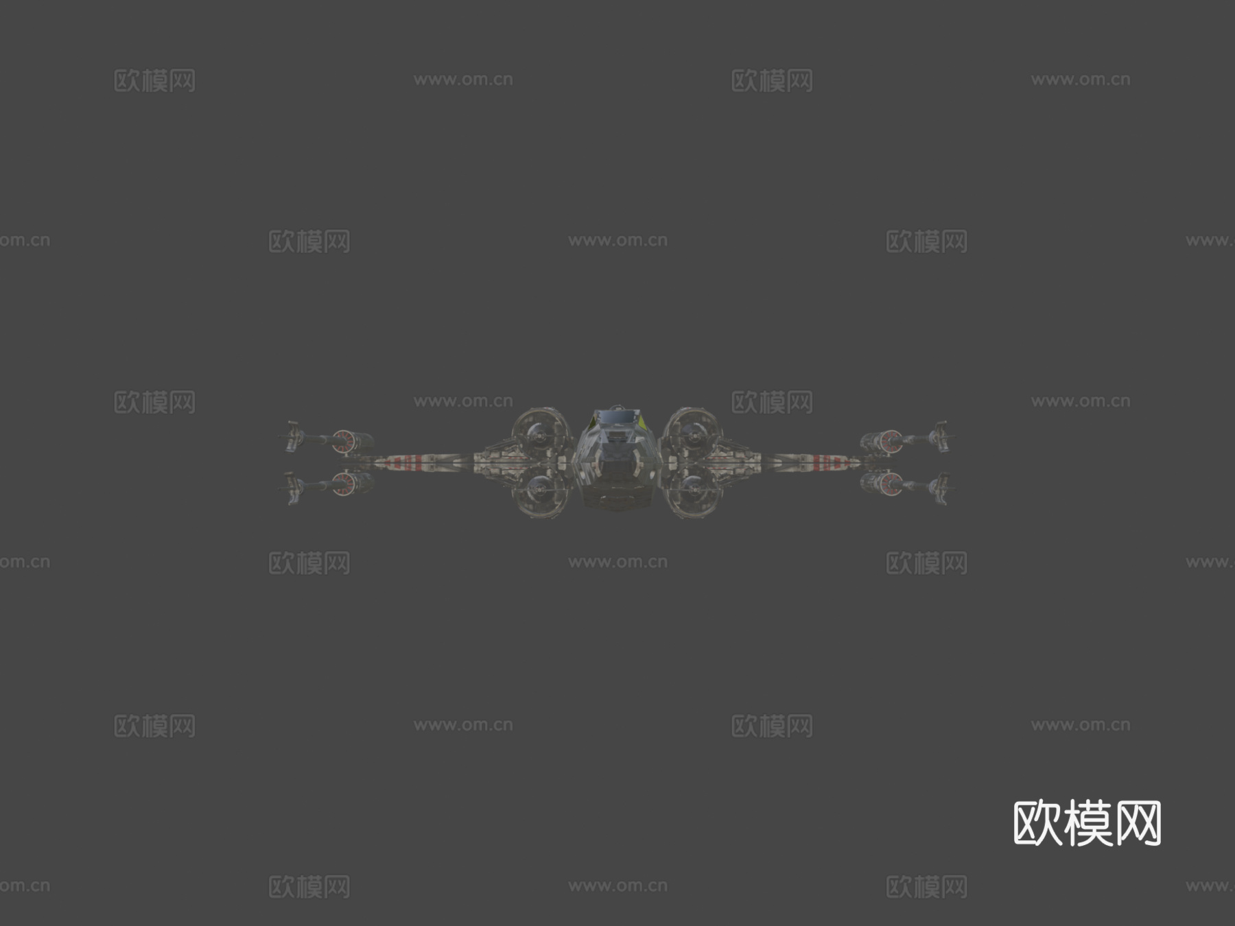 X翼战斗机（纹理更新）su模型