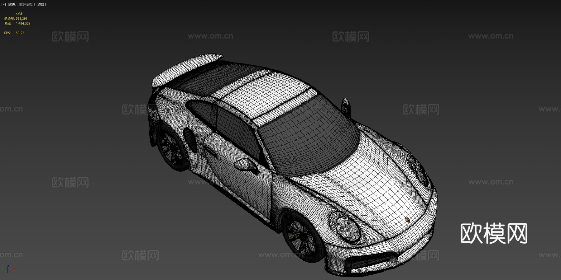 保时捷911 Turbo Ssu模型