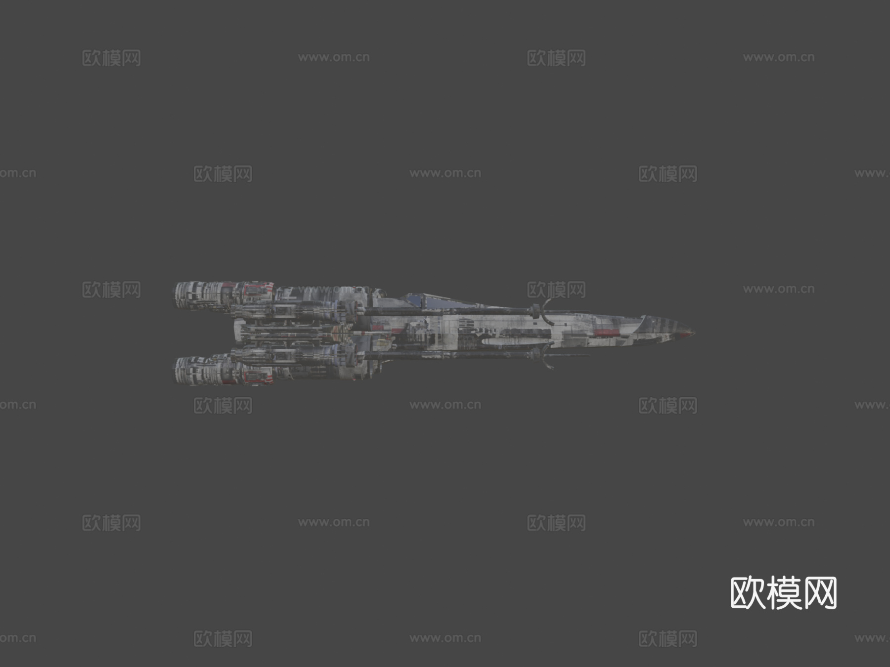 X翼战斗机（纹理更新）su模型