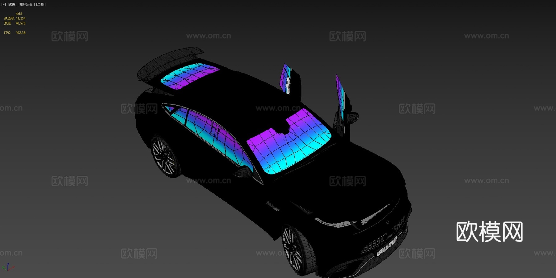 梅赛德斯AMG GT 63 Ssu模型