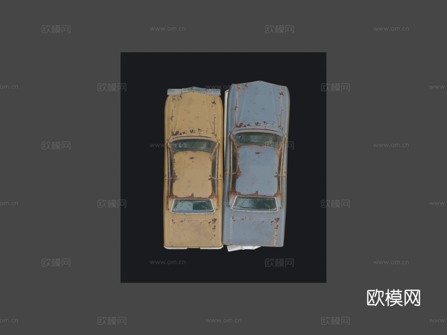 废料场残骸堆su模型