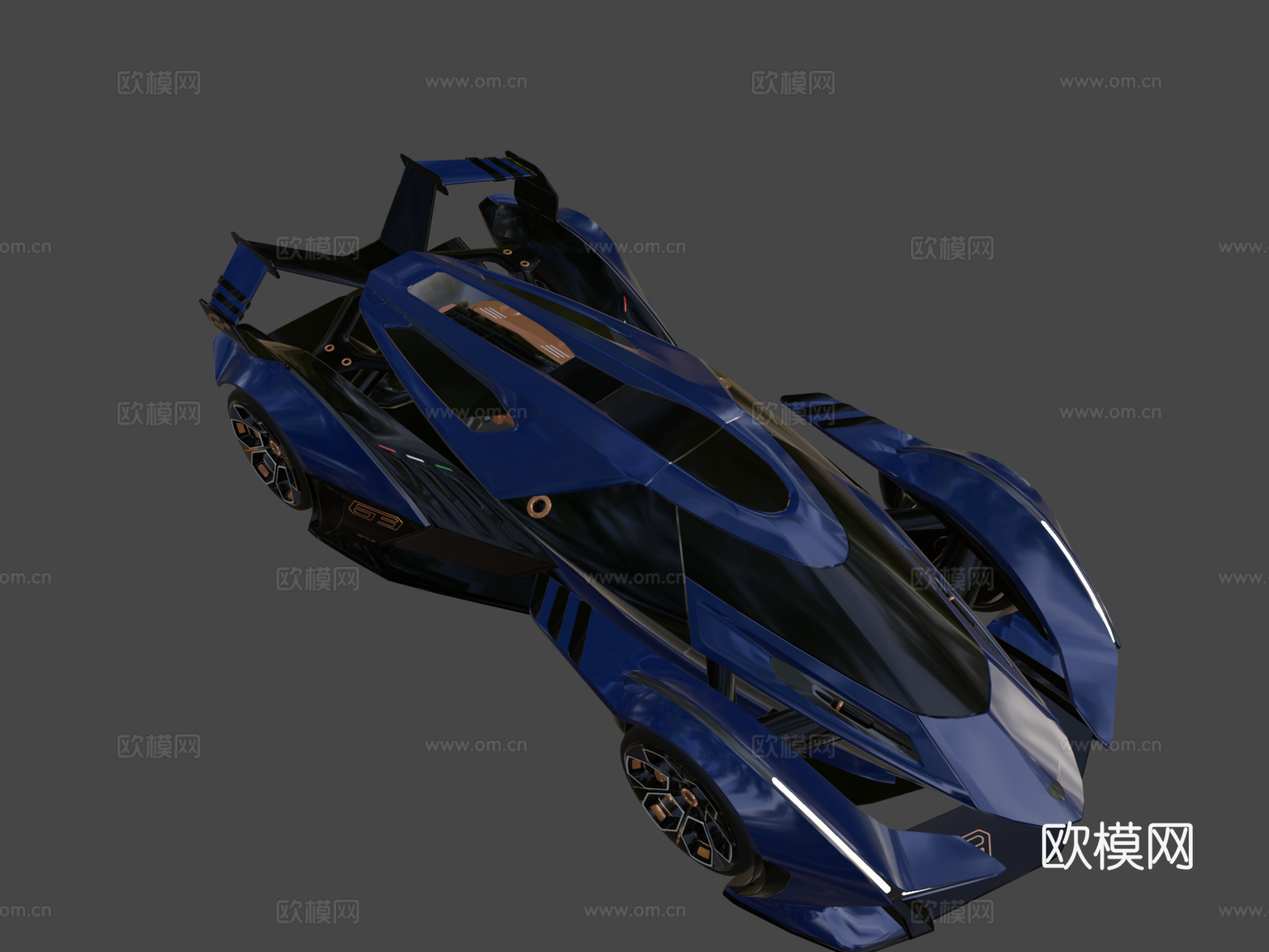 兰博基尼V12 Vision GTsu模型