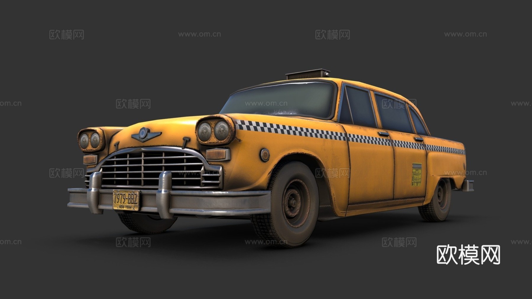 年切克马拉松出租车su模型