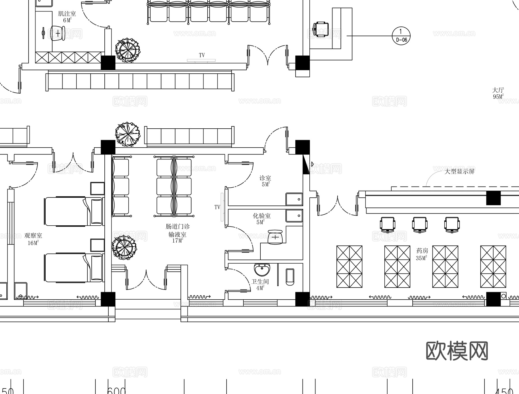 社区医院施工图CADcad施工图