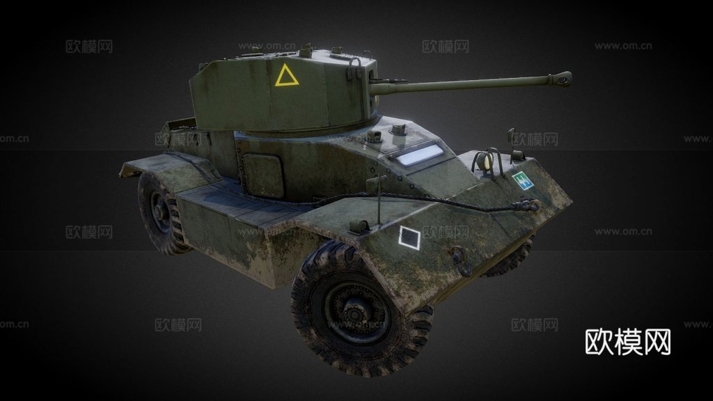 （动画）英雄连2-英军部队-AEC巡逻车su模型