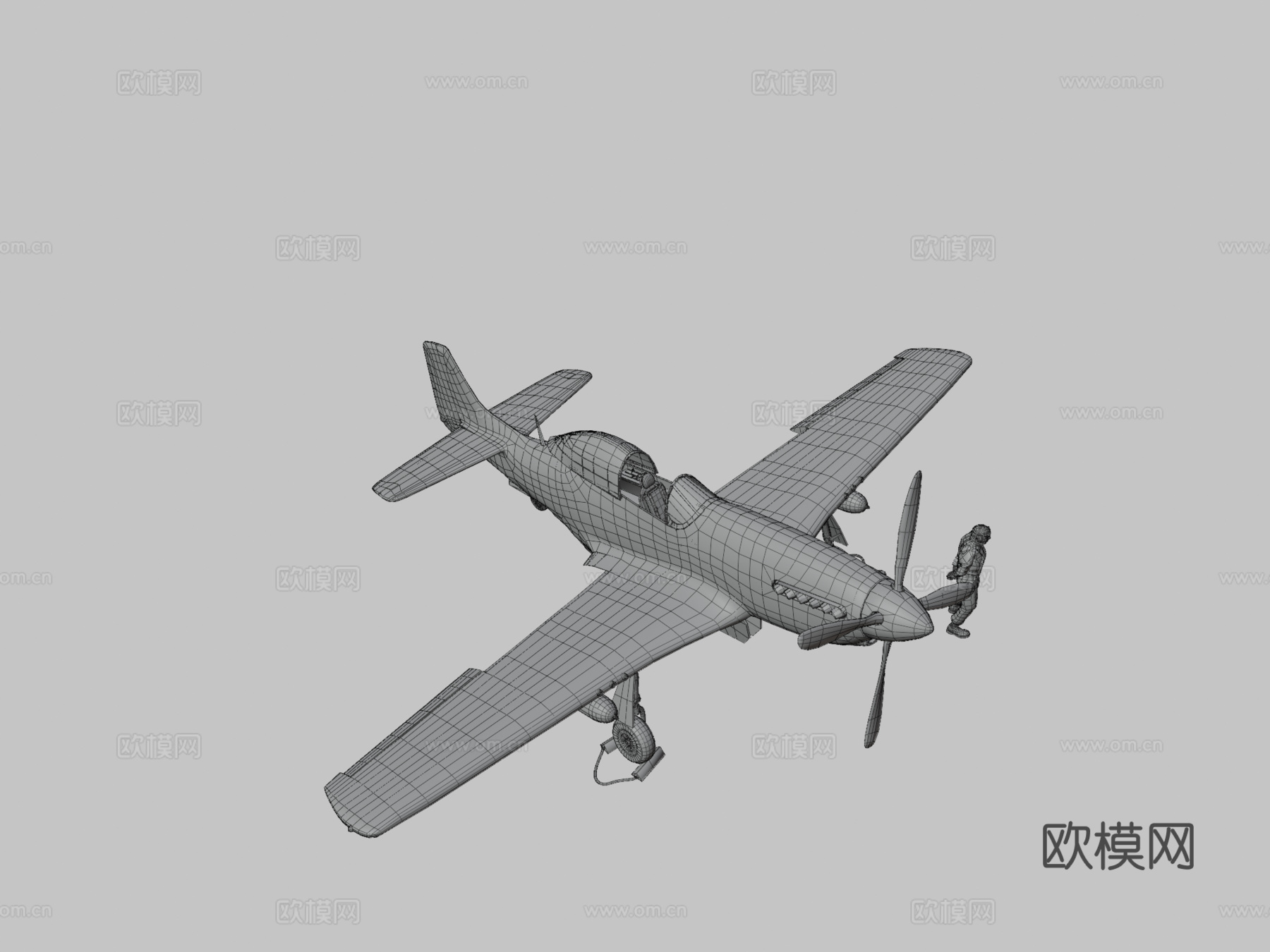 P-51D野马，“博蒂舍姆四号”su模型