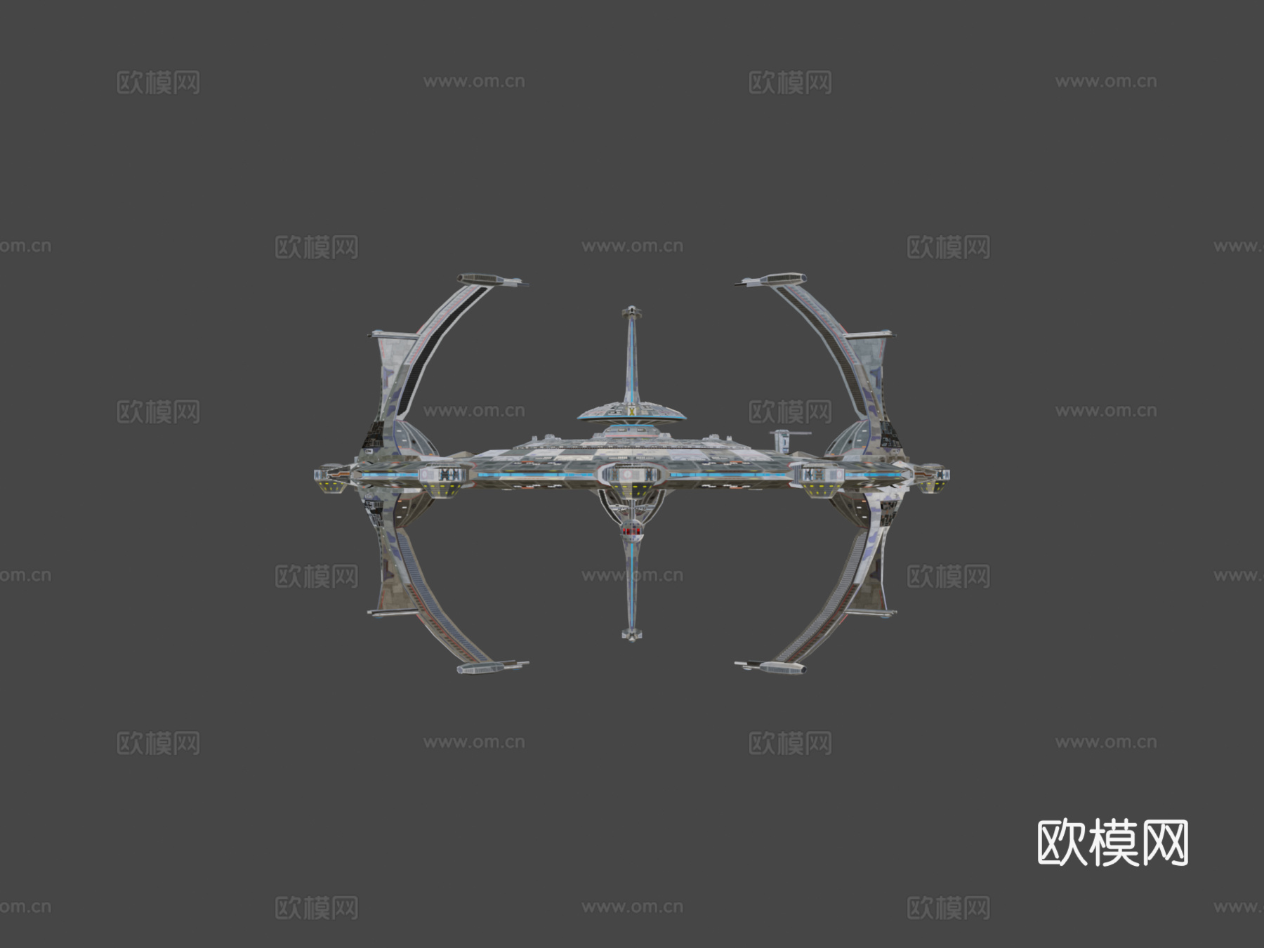 深空九号II空间站重新设计su模型