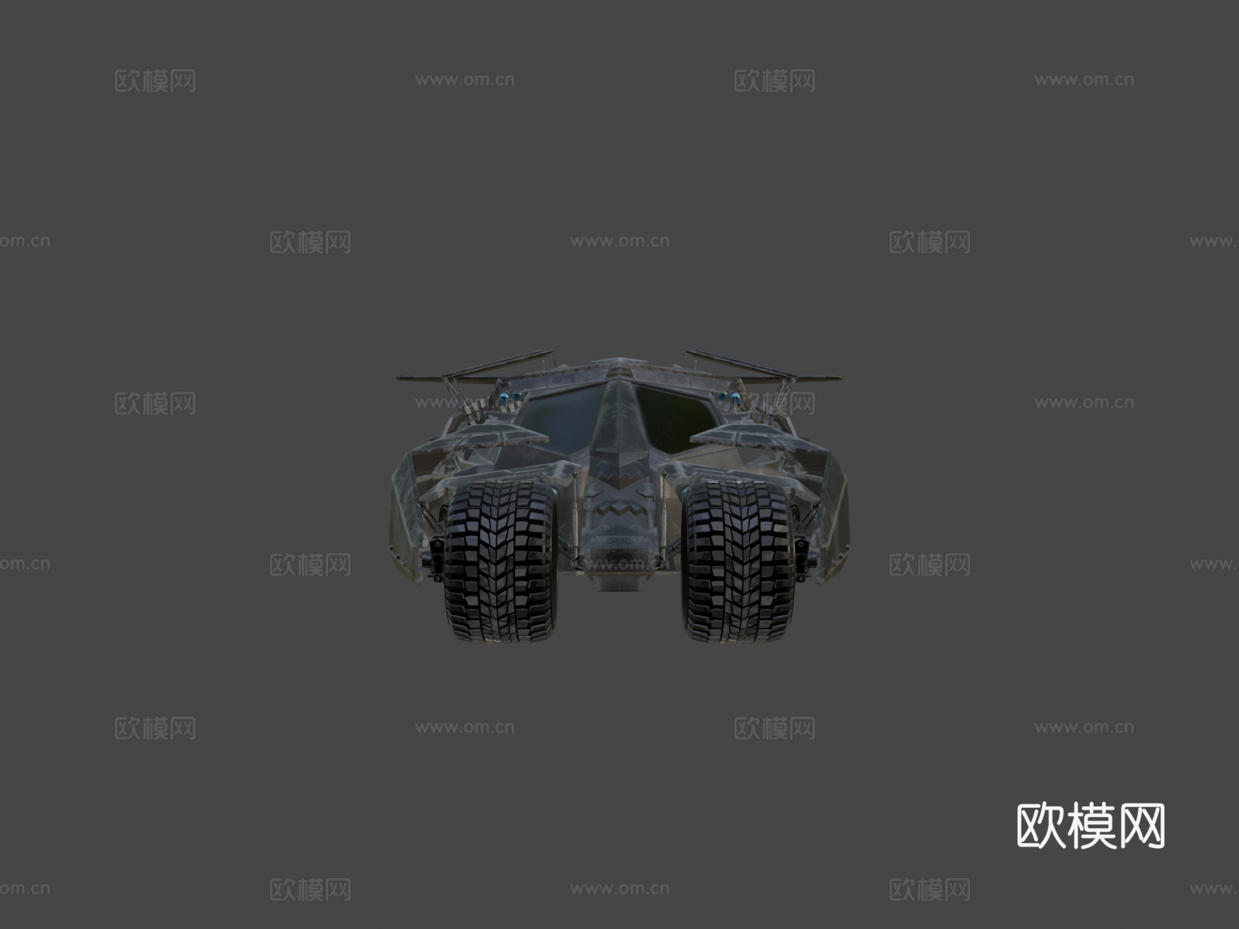 翻滚者蝙蝠车su模型