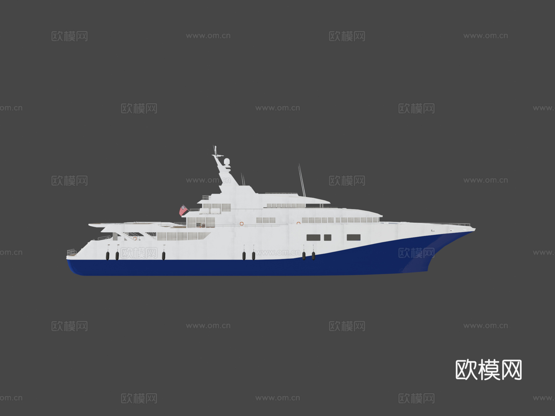 弗里基的游艇su模型