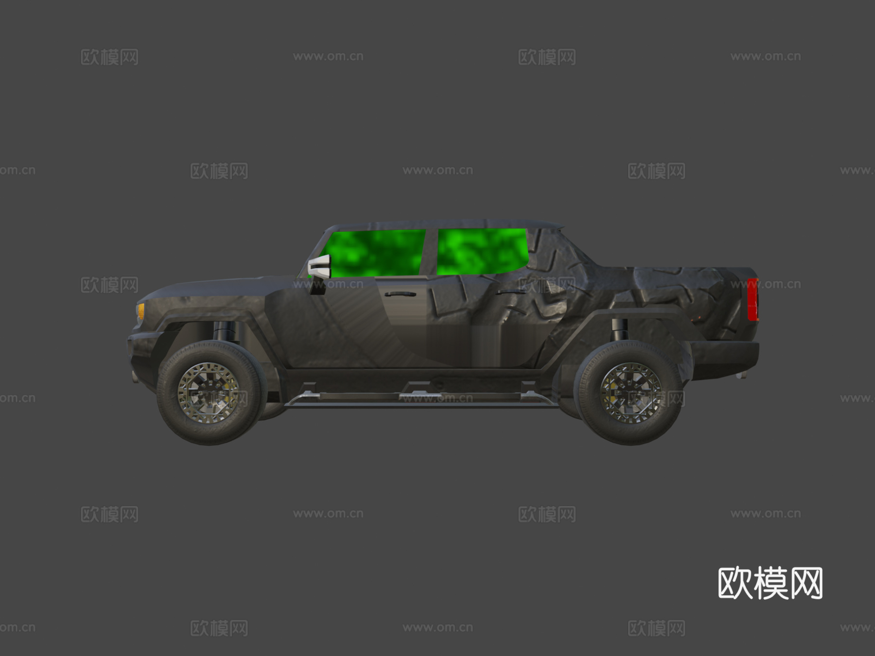 悍马EV-低多边形su模型