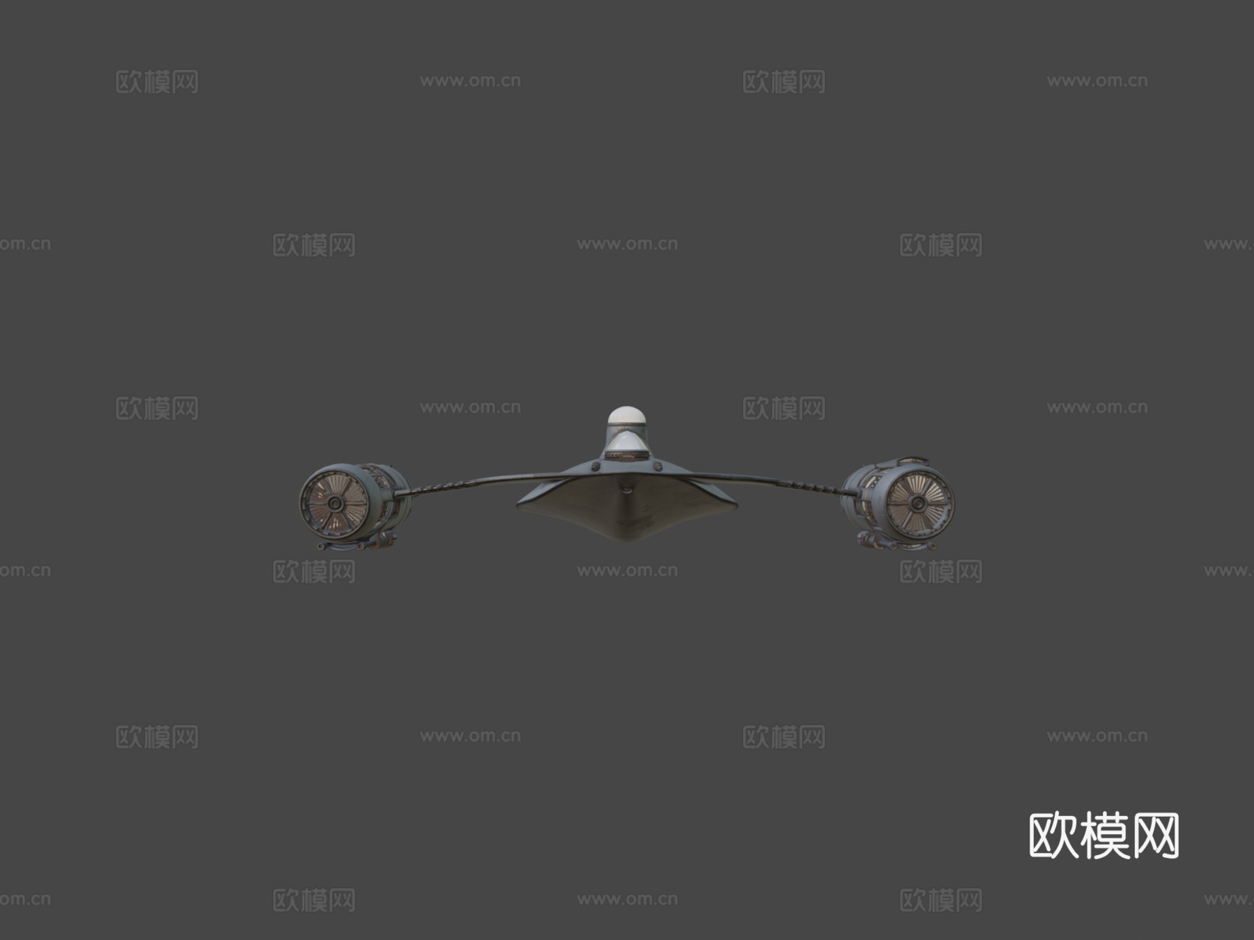 曼达洛人N1纳布星际战斗机(带内饰)su模型