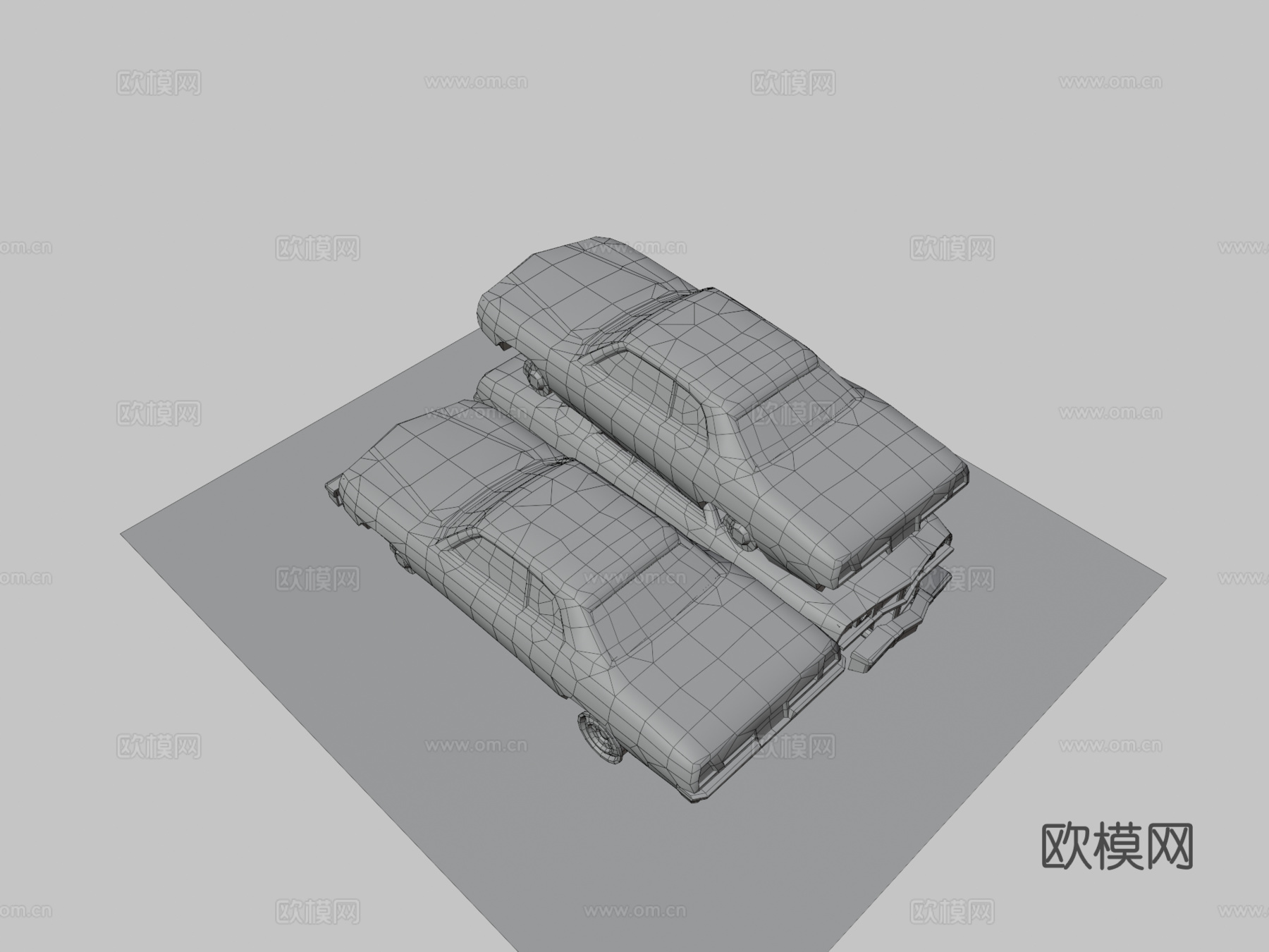 废料场残骸堆su模型