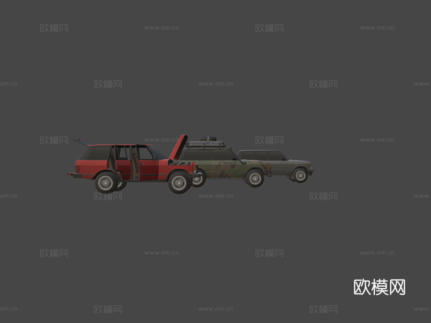 年路虎揽胜经典版V2su模型