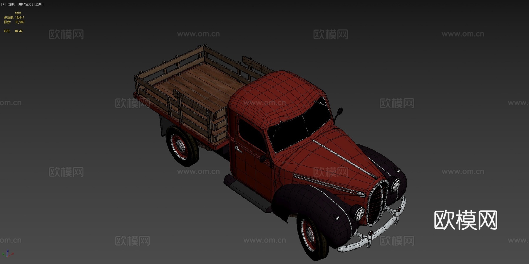 款瓦伊罗格斯V8平板卡车（基于福特）su模型