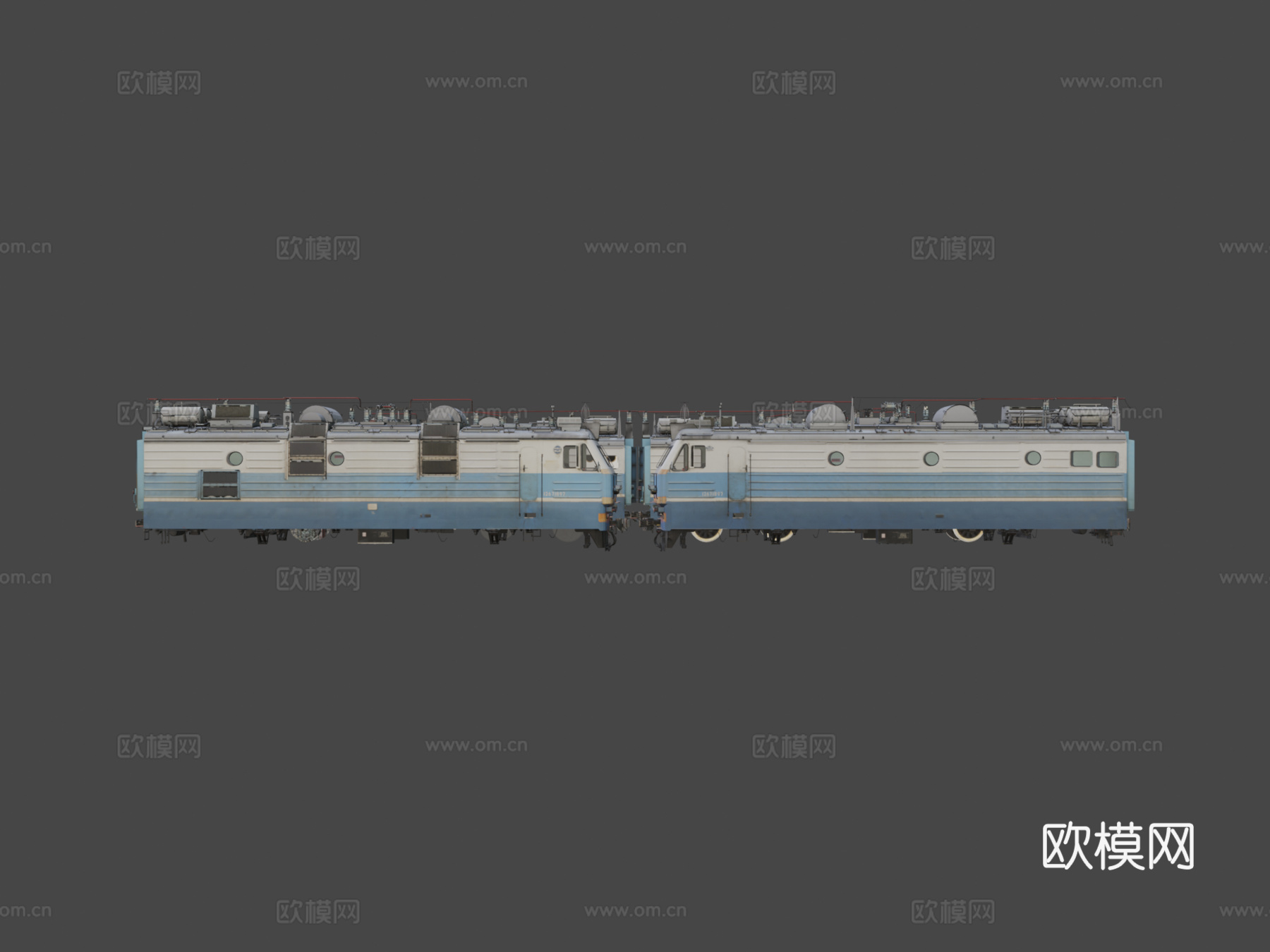 电力货运机车su模型