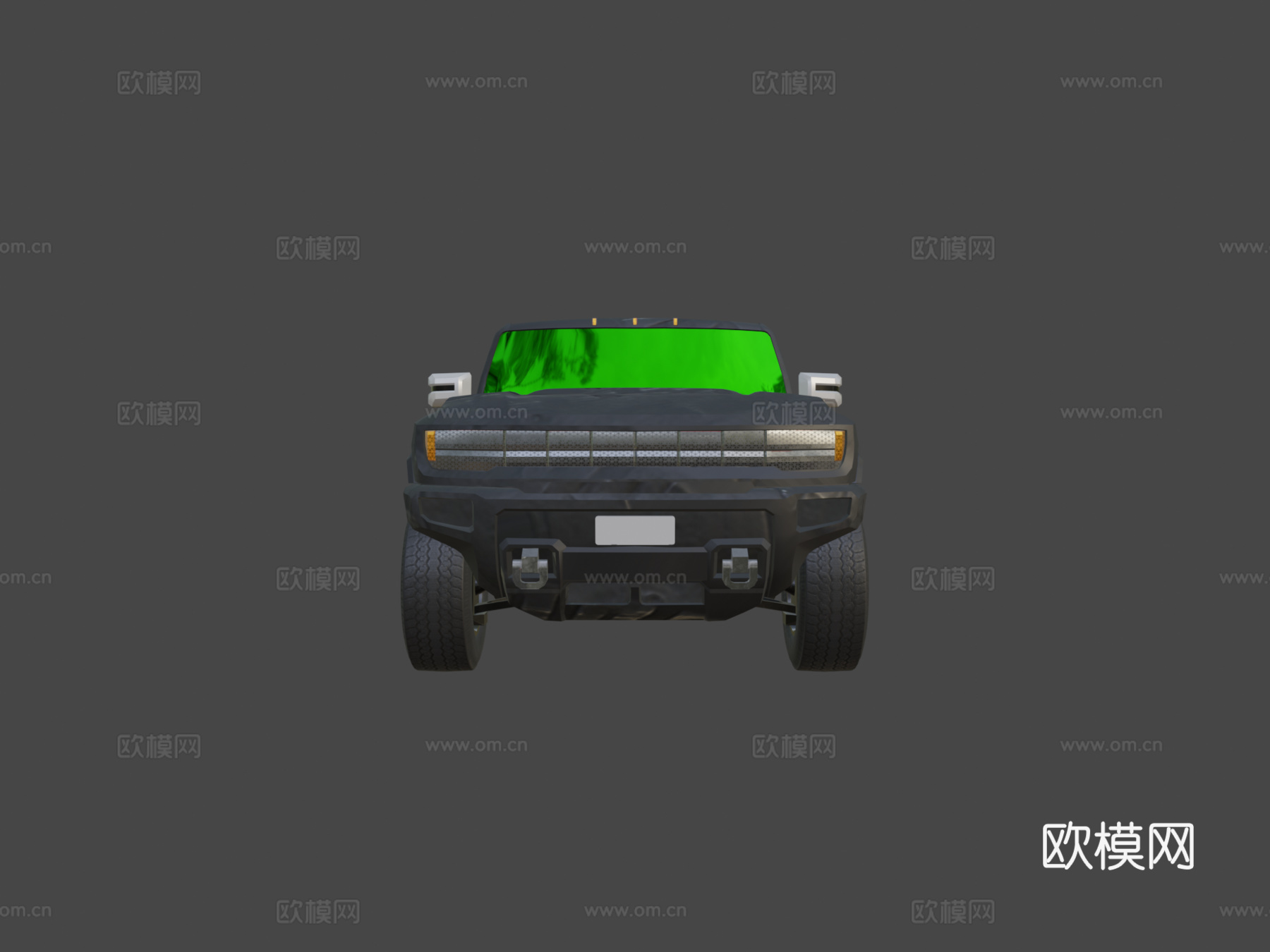 悍马EV-低多边形su模型