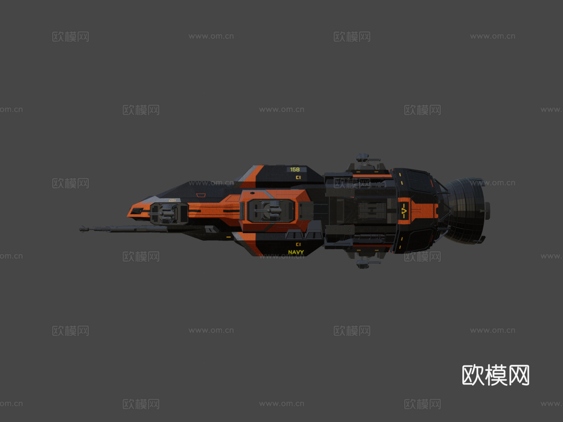 MCRN太刀号[浩瀚电视剧]su模型