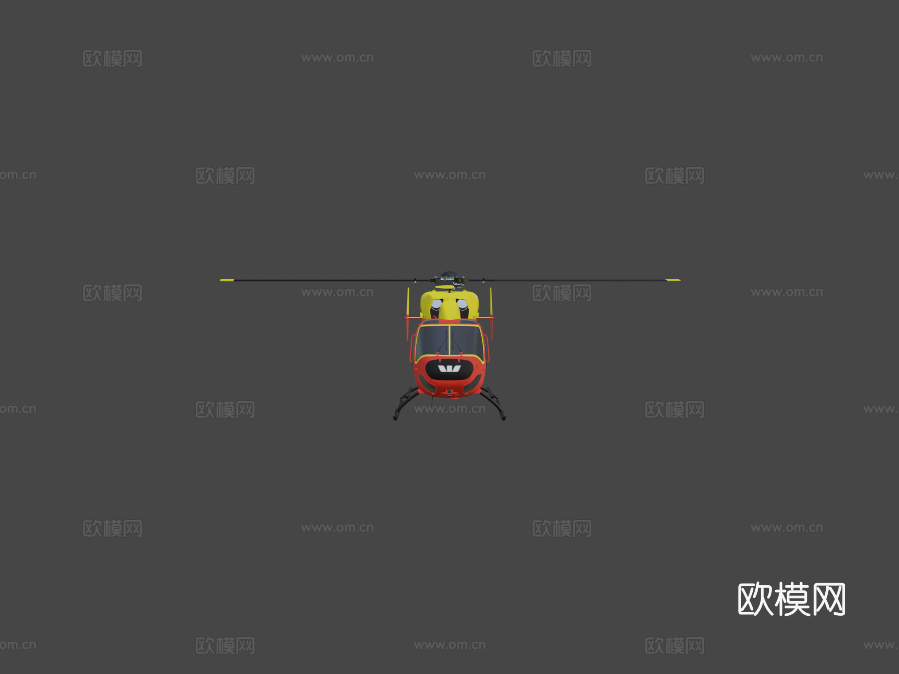 怀卡托西太平洋救援直升机su模型