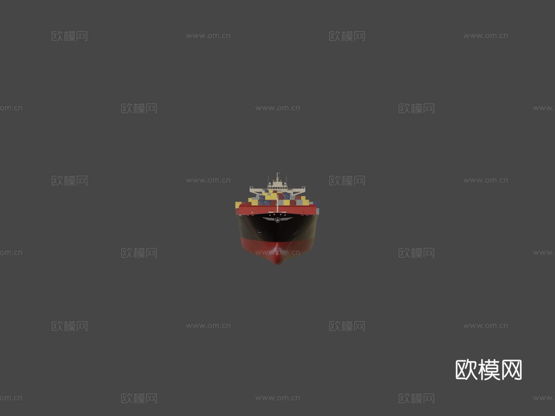 集装箱船su模型