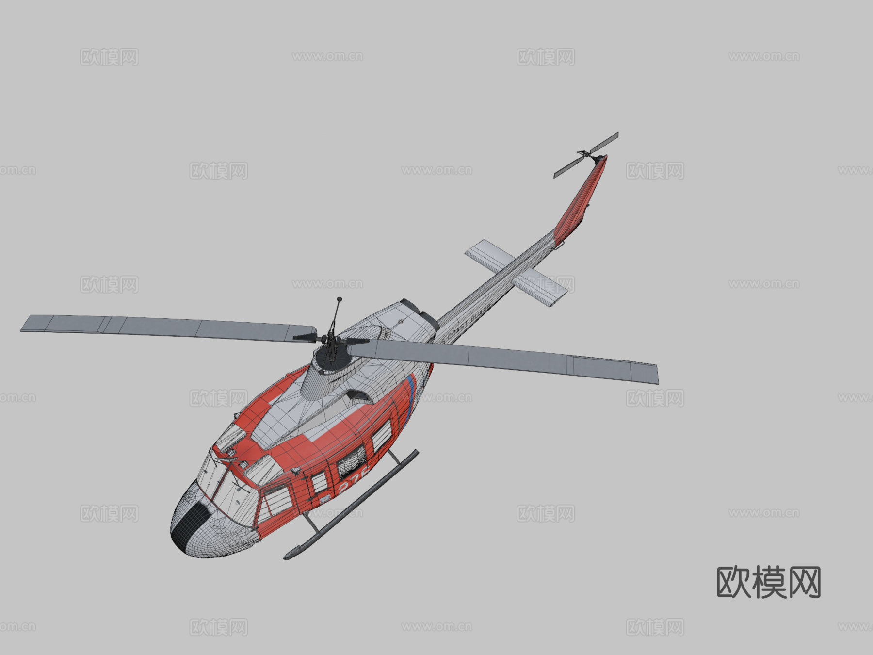 贝尔UH-1N双休伊su模型