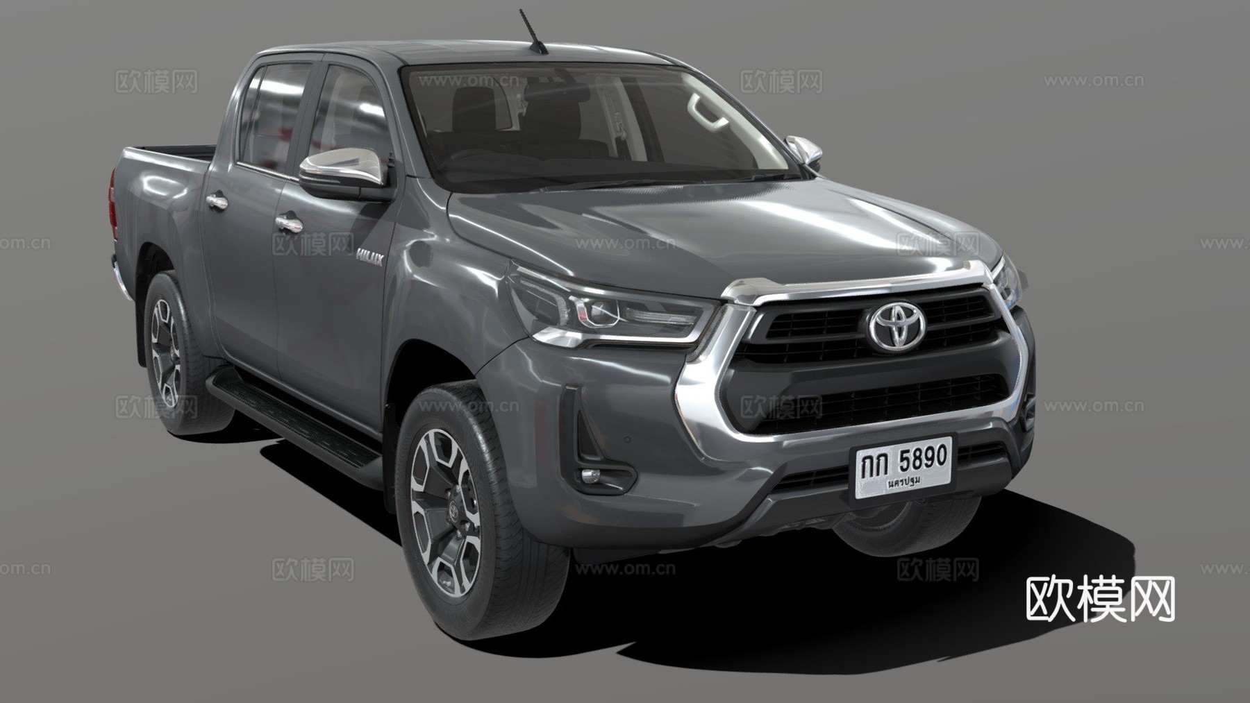 丰田海拉克斯Revo预跑版2021款su模型