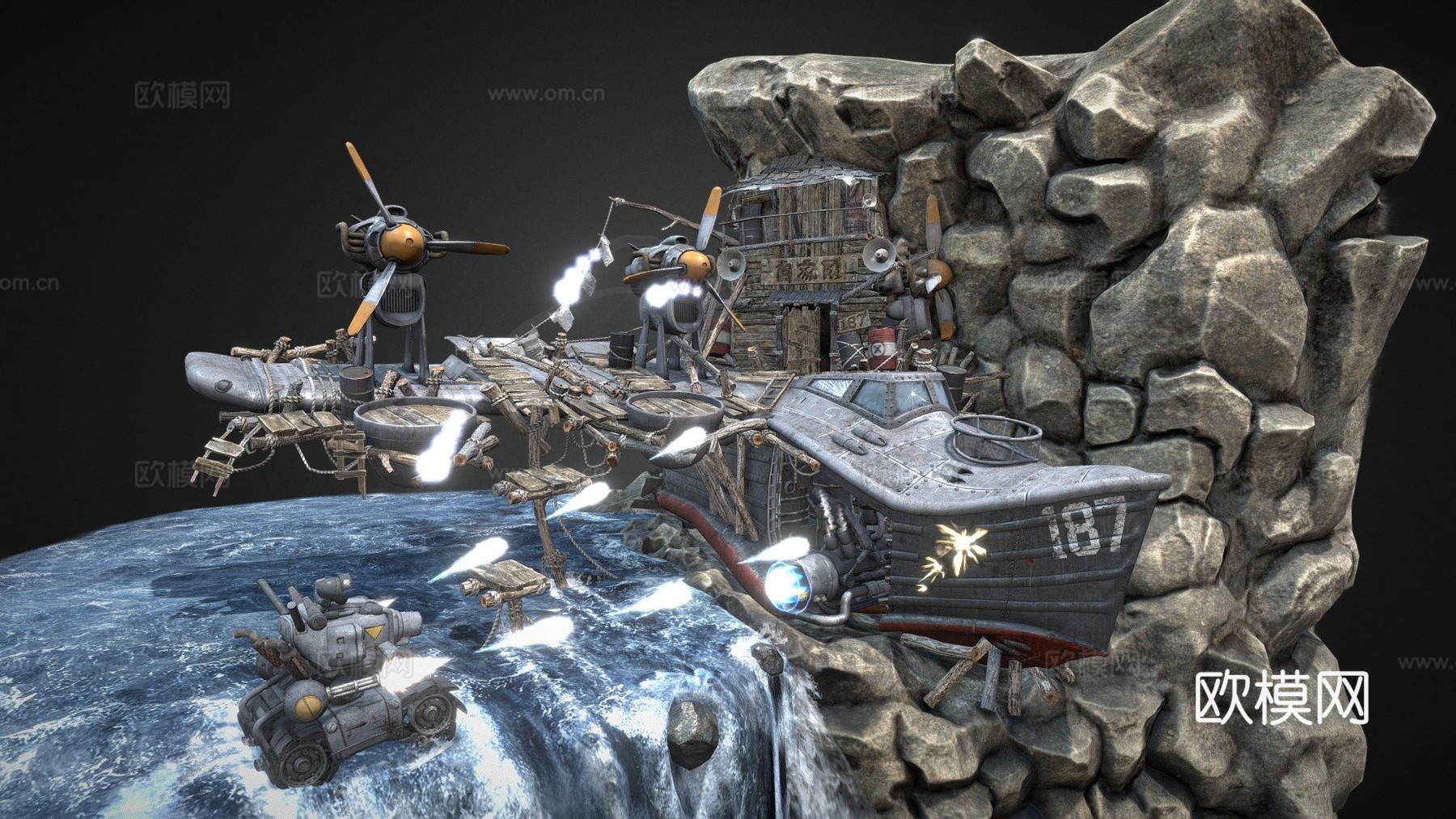 T-770铁之勇战斗！，来自合金弹头1su模型