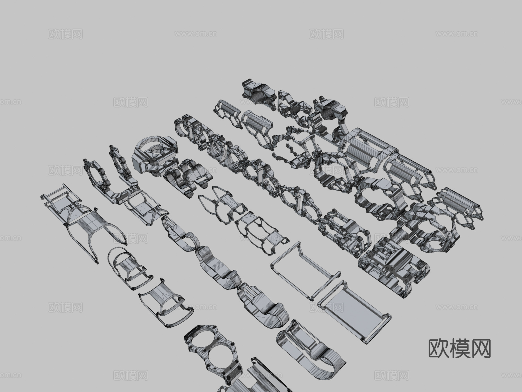 硬表面套件混搭#1su模型