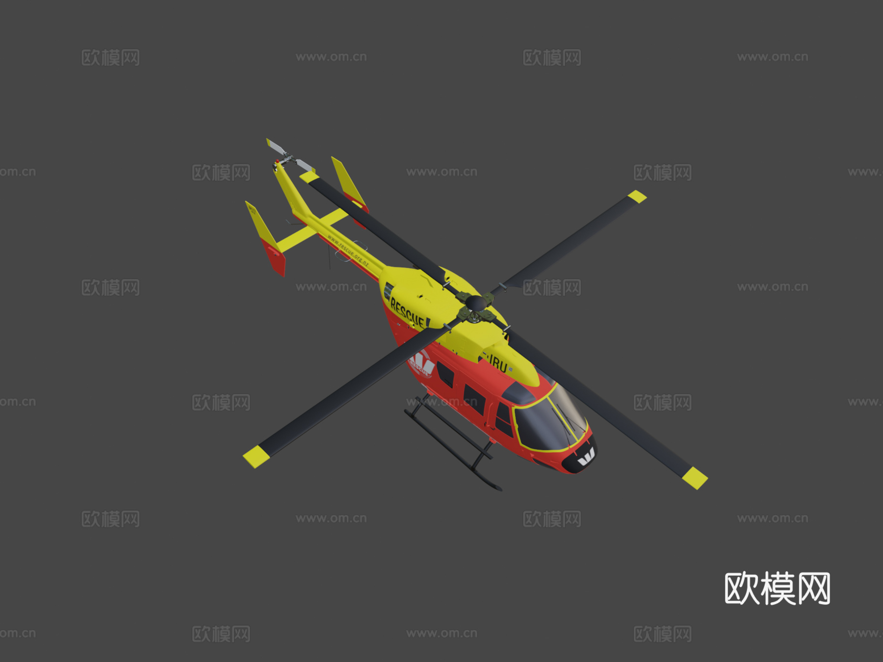 怀卡托西太平洋救援直升机su模型