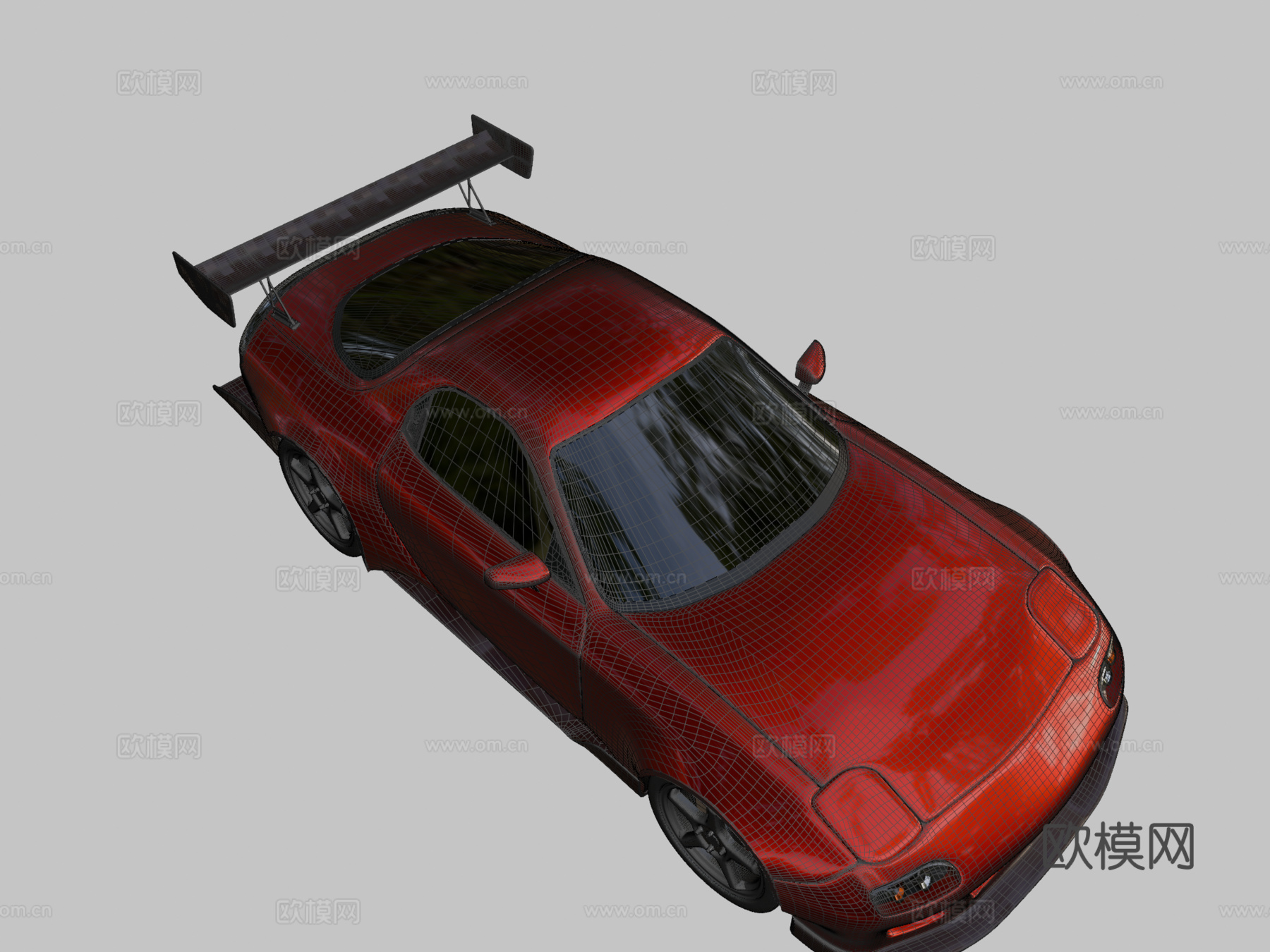 马自达RX-7改装版su模型