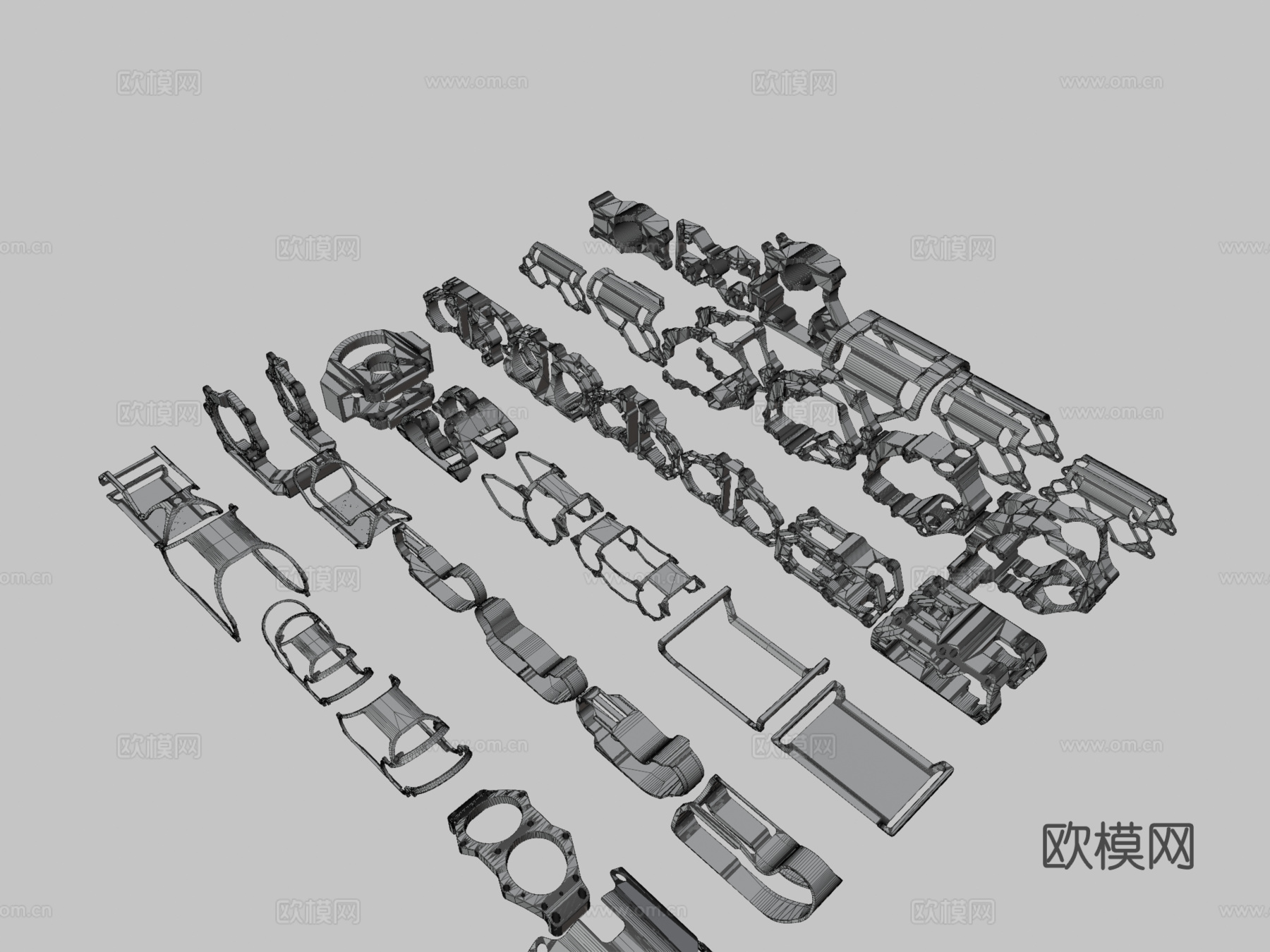 硬表面套件混搭#1su模型