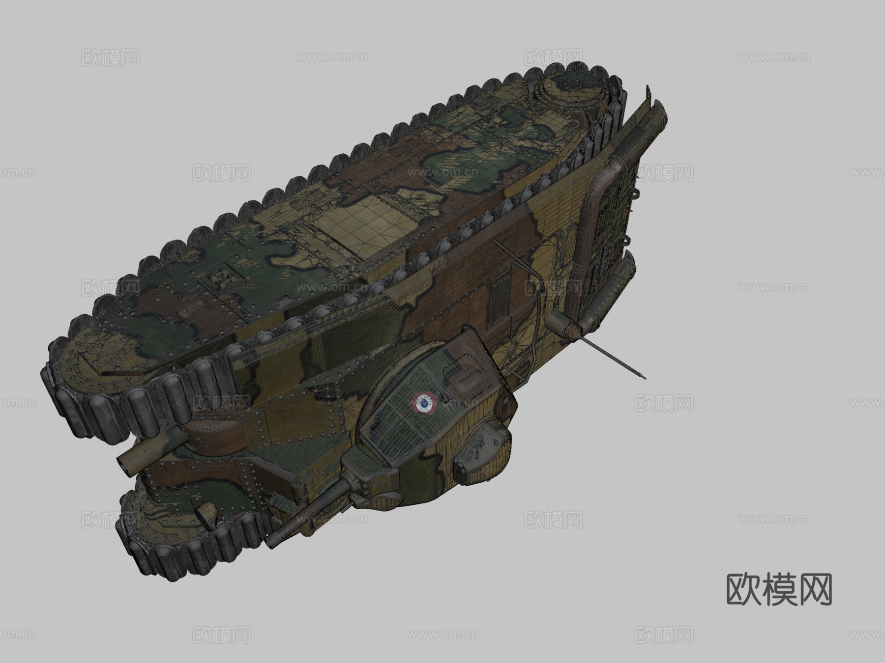 夏尔B1 Bis迷彩su模型