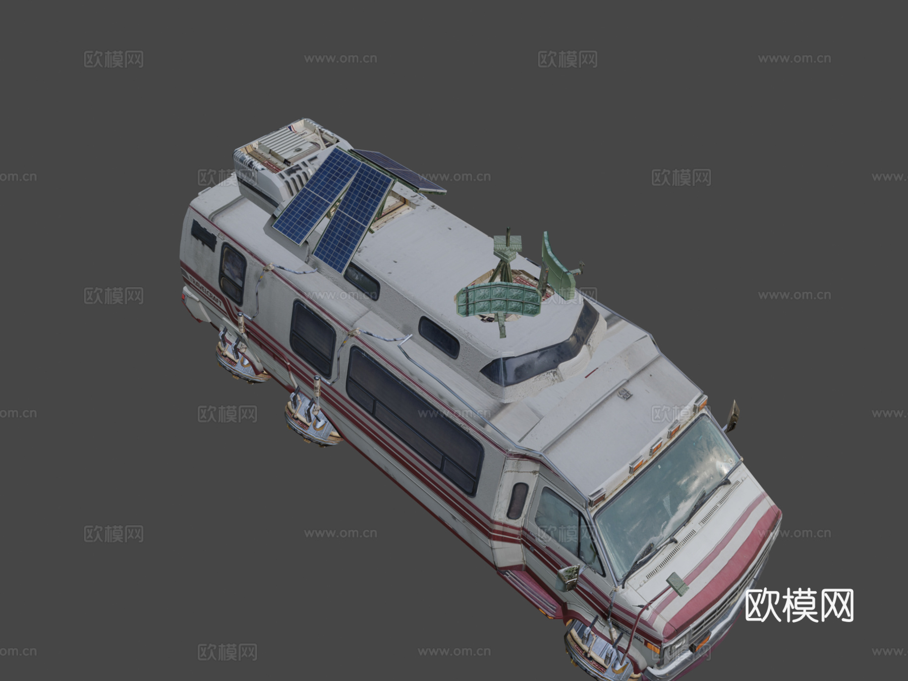 旅行飞行器悬浮转换版su模型