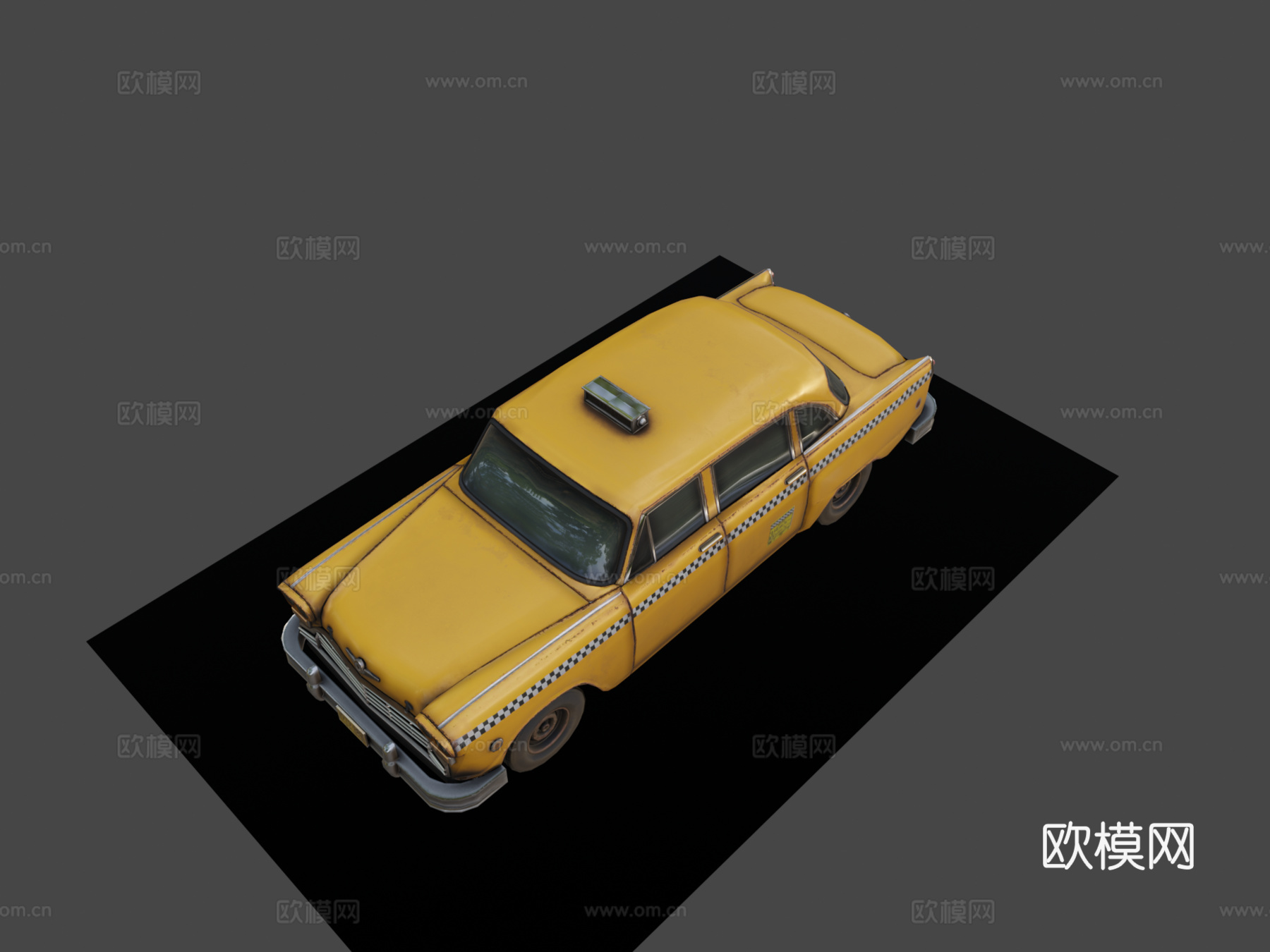 年切克马拉松出租车su模型