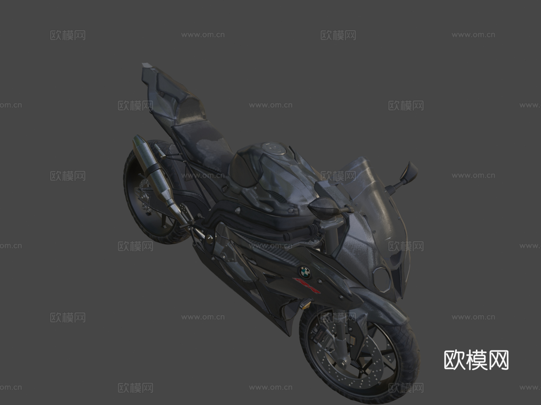 宝马S1000 RR摩托车su模型