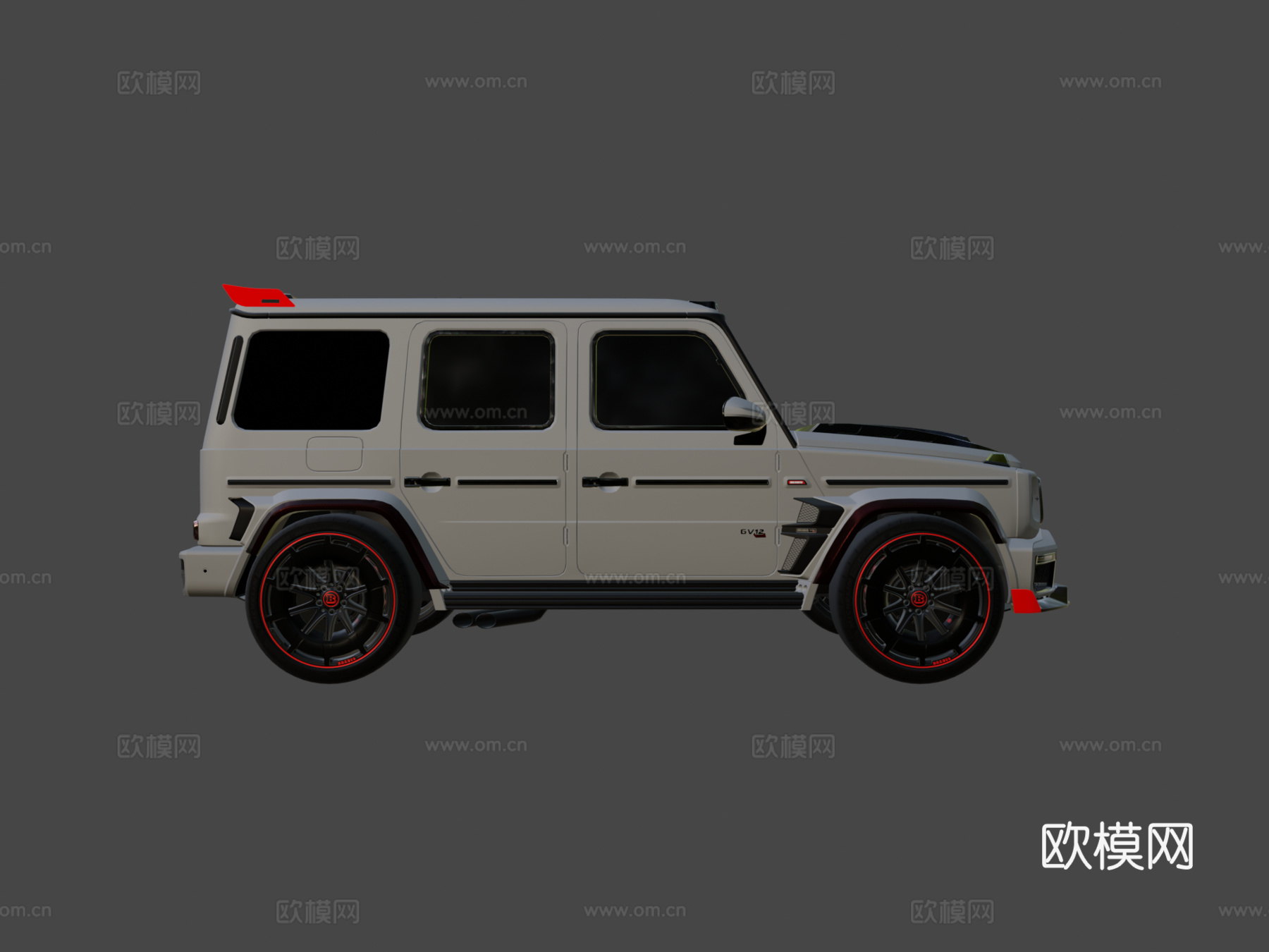 巴博斯900火箭版su模型