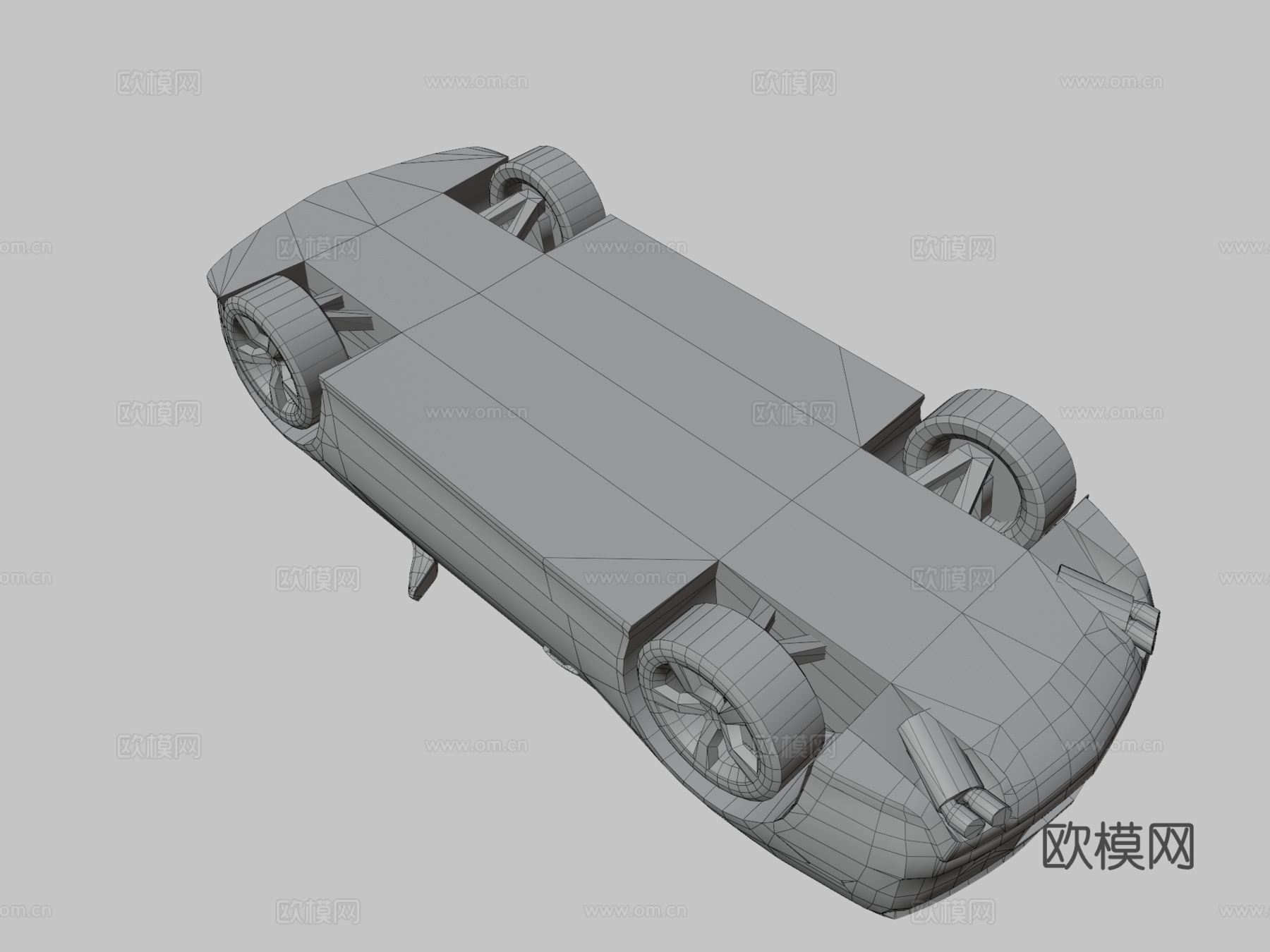 雪佛兰科迈罗（低多边形）su模型