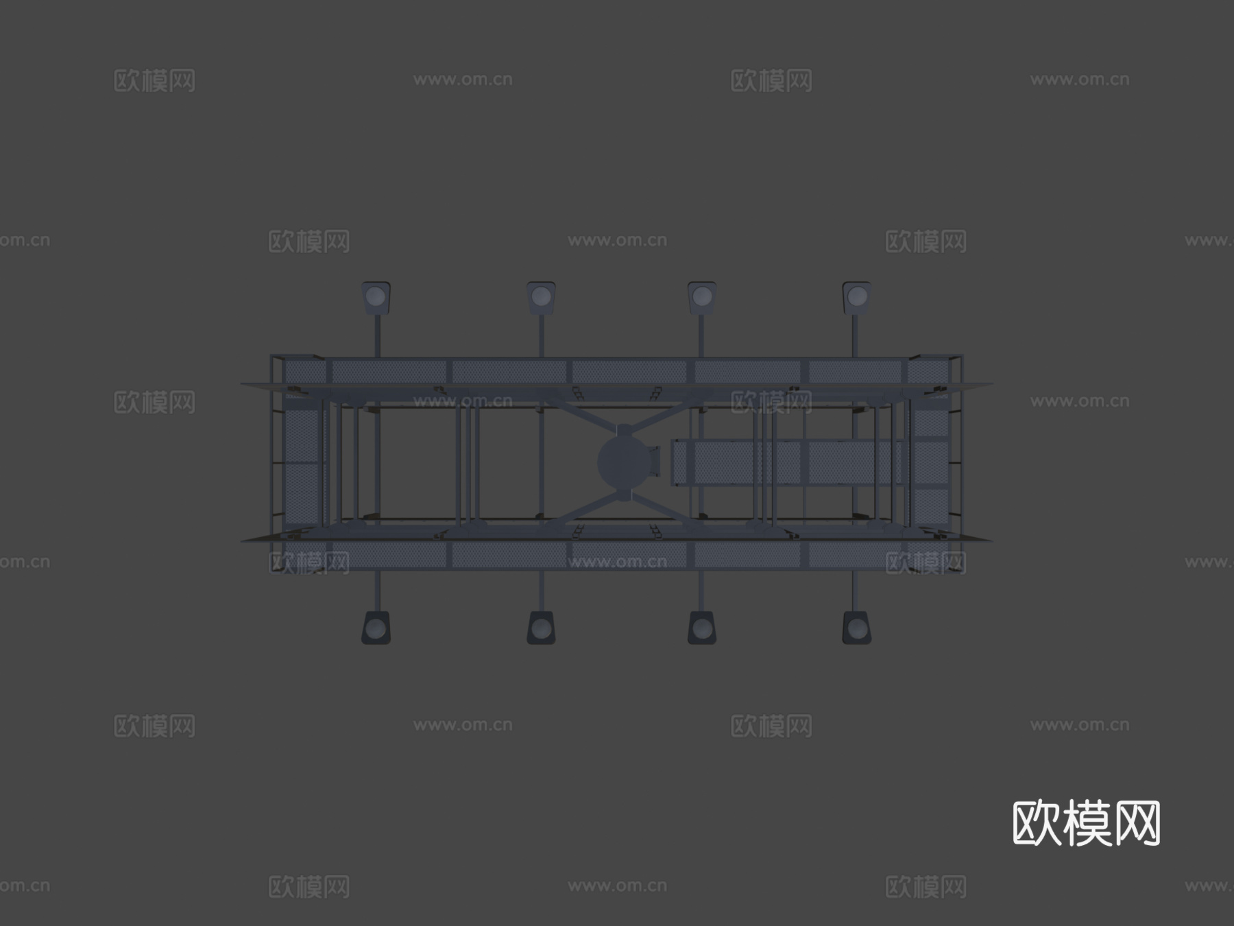广告牌（包含.psd分层纹理贴图）su模型