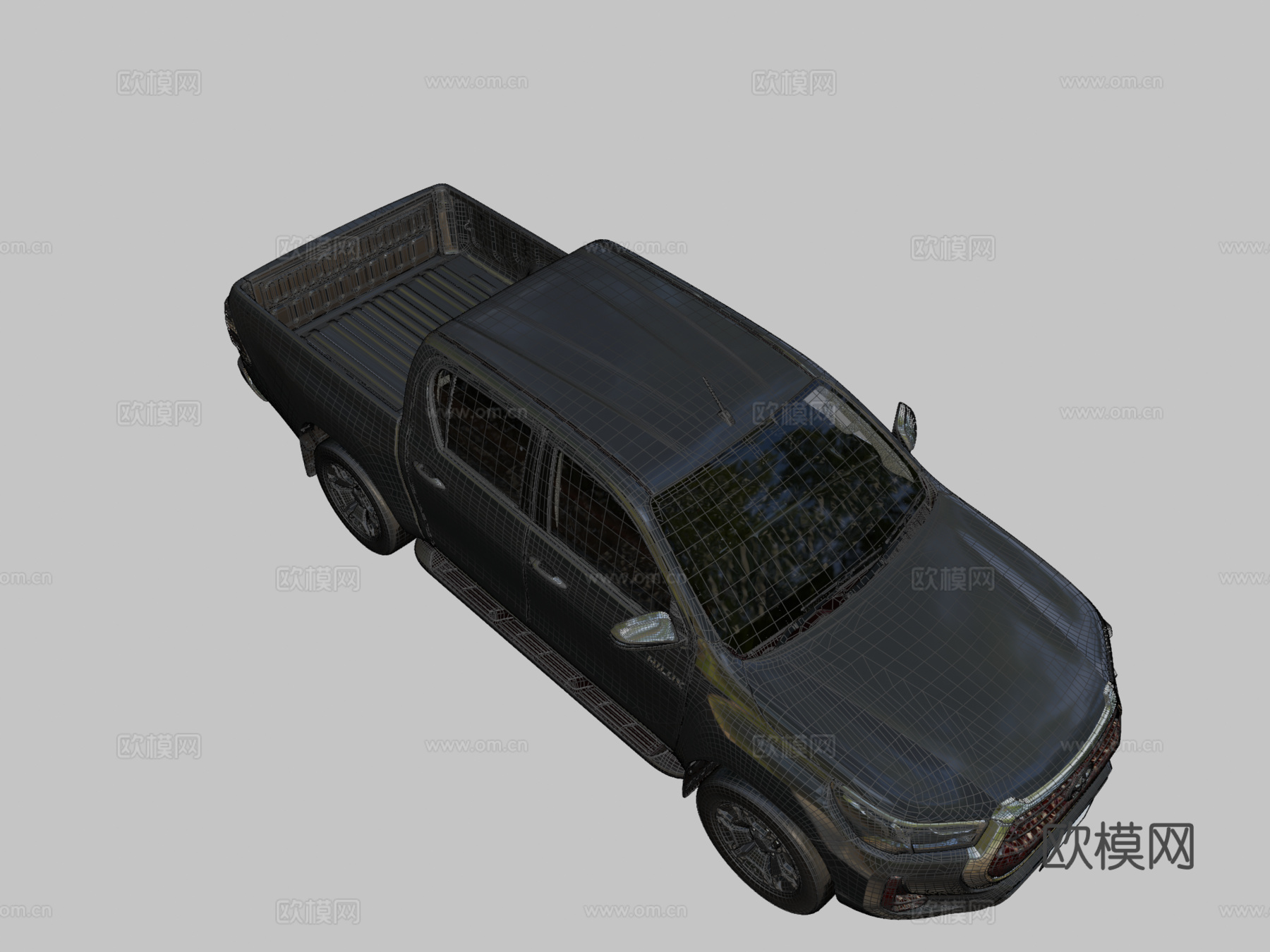 丰田海拉克斯Revo预跑版2021款su模型