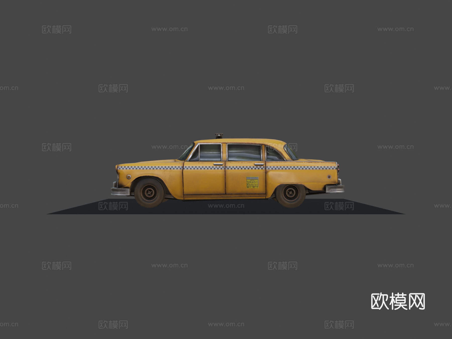 年切克马拉松出租车su模型