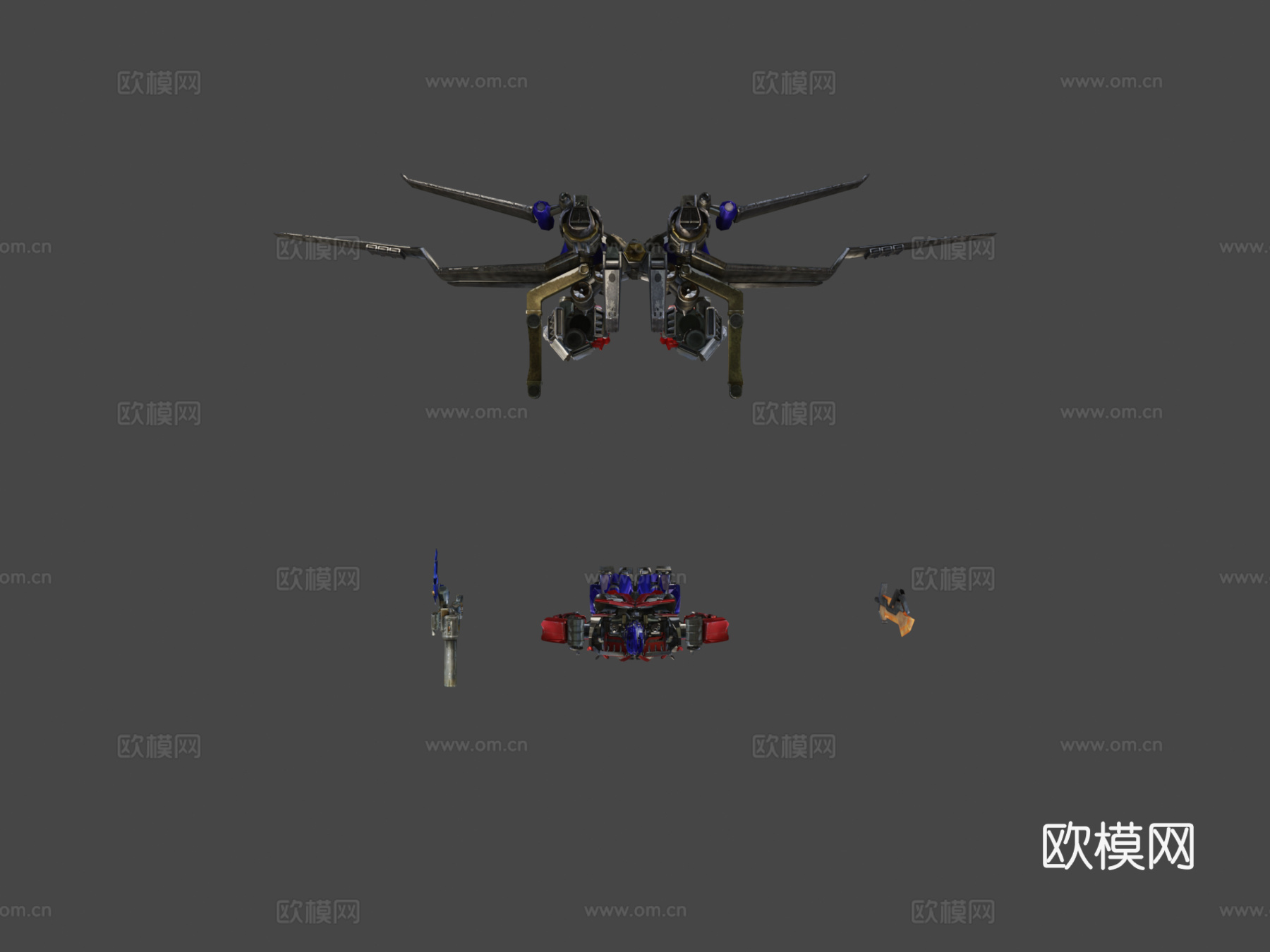 擎天柱G1-人类联盟版su模型